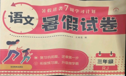 2022年暑假試卷三年級語文人教版