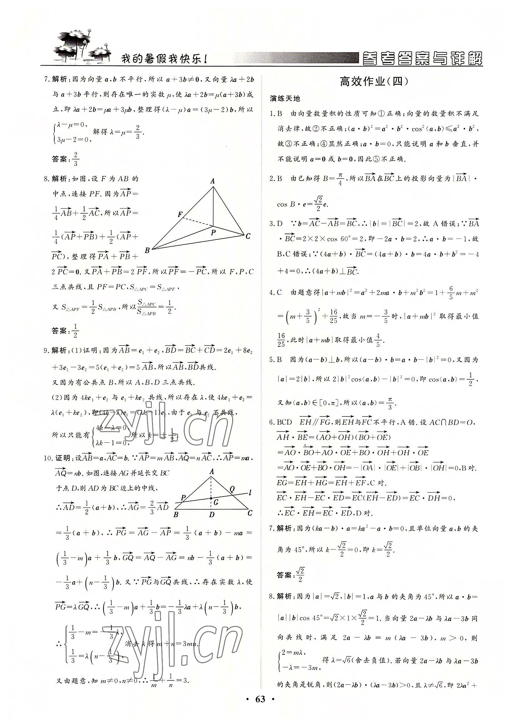 2022年優化探究高效作業高一數學 第3頁