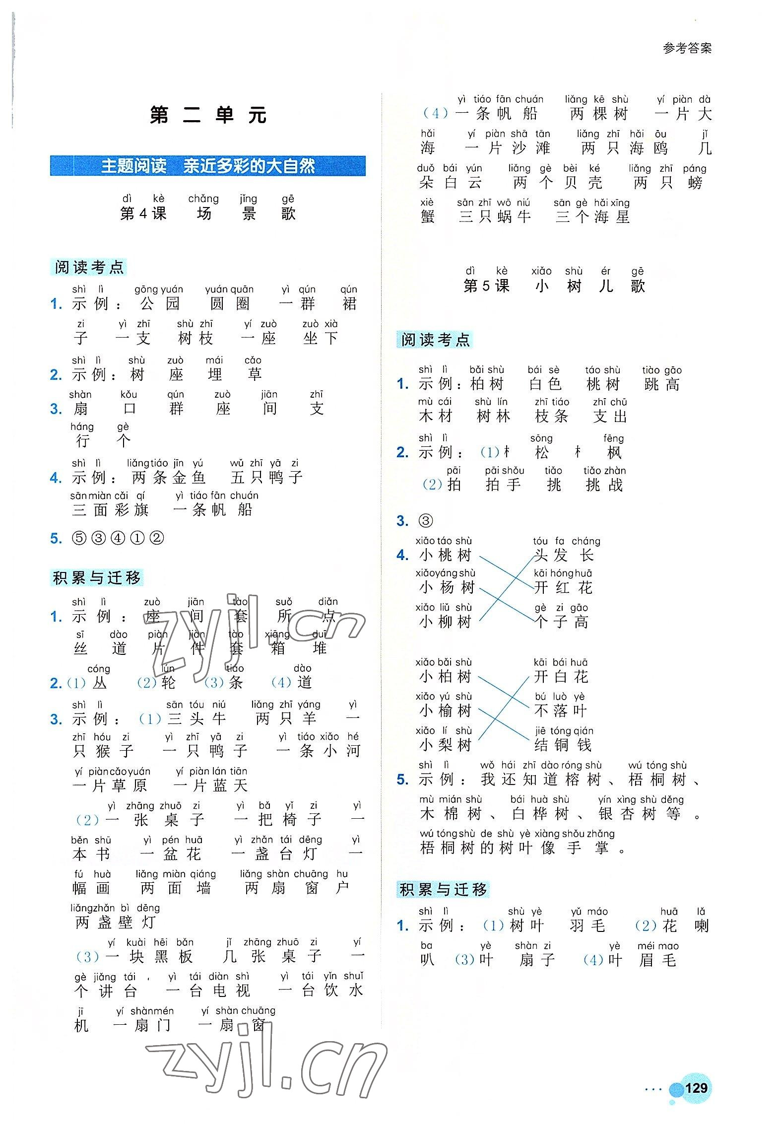 2022年阅读达人小学语文主题阅读二年级上册&nbsp;第3页