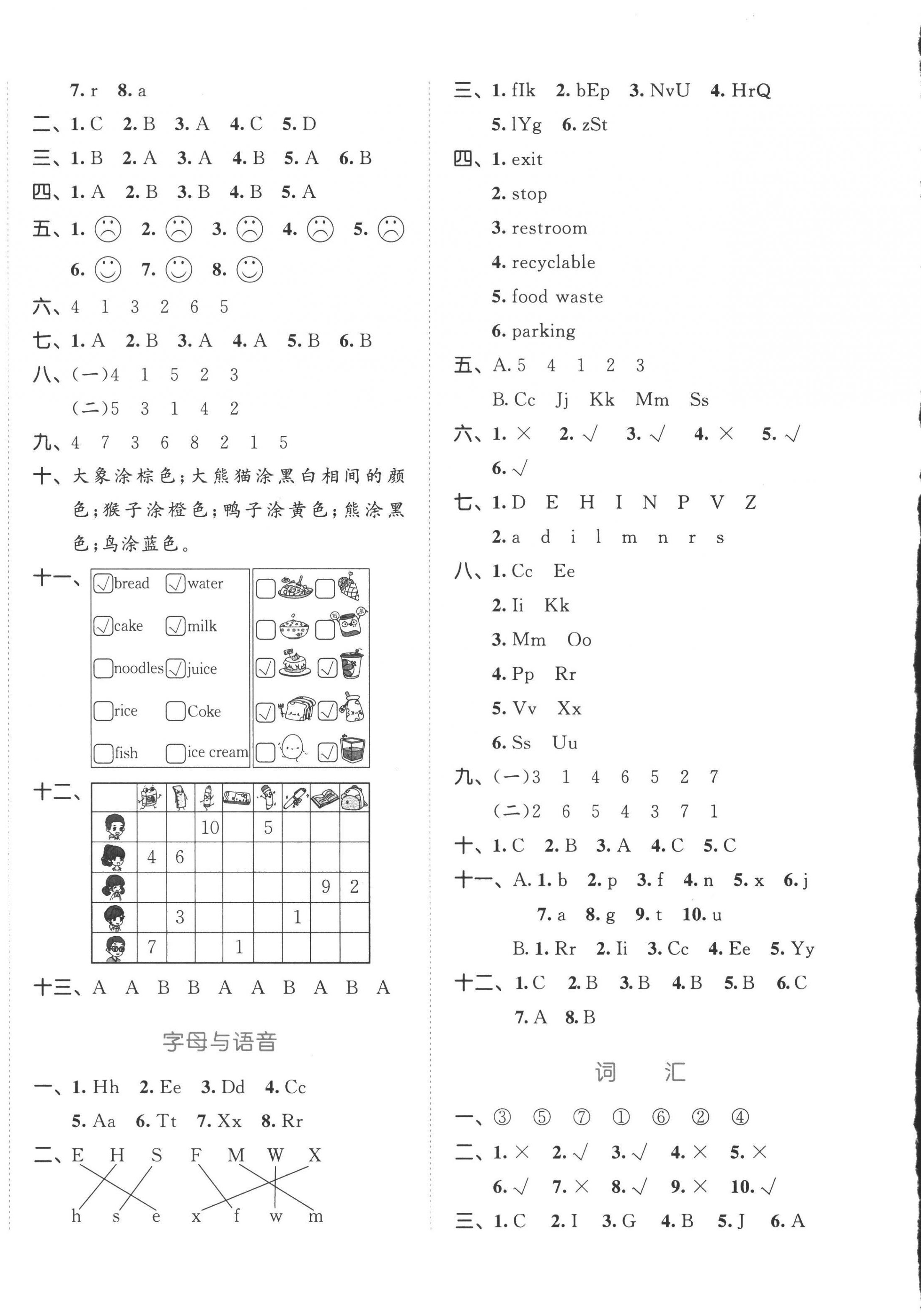 2022年53全優(yōu)卷三年級英語上冊人教版 第4頁