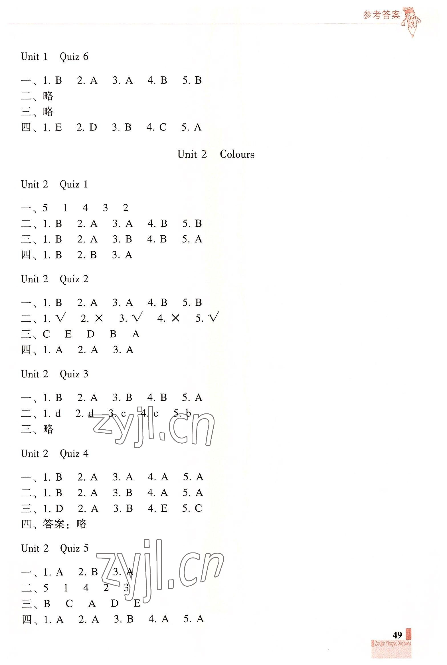 2022年走進(jìn)英語(yǔ)小屋三年級(jí)英語(yǔ)上冊(cè)人教版 第2頁(yè)