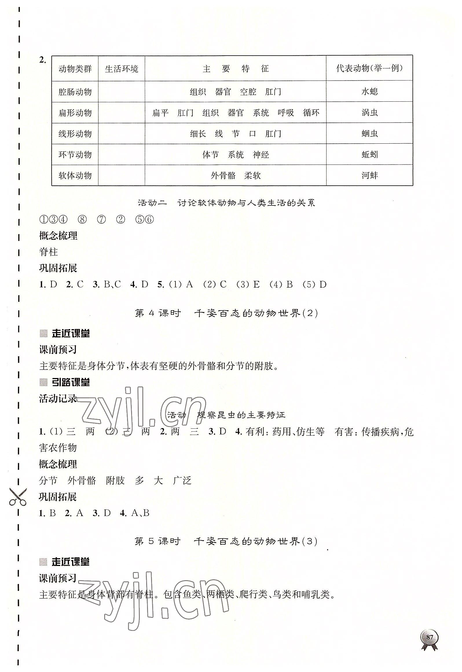 2022年伴你學八年級生物上冊蘇教版 第3頁