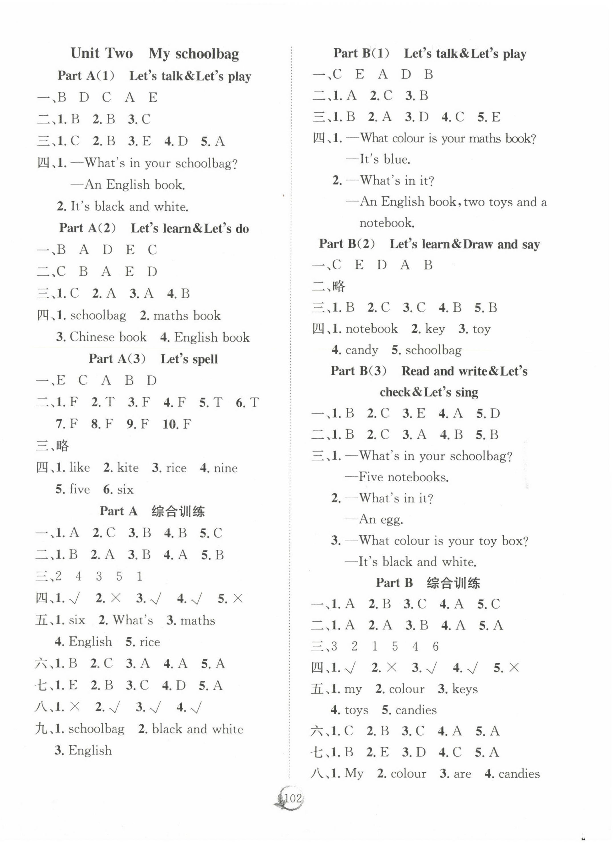 2022年優(yōu)質(zhì)課堂快樂(lè)成長(zhǎng)四年級(jí)英語(yǔ)上冊(cè)人教PEP版 第2頁(yè)