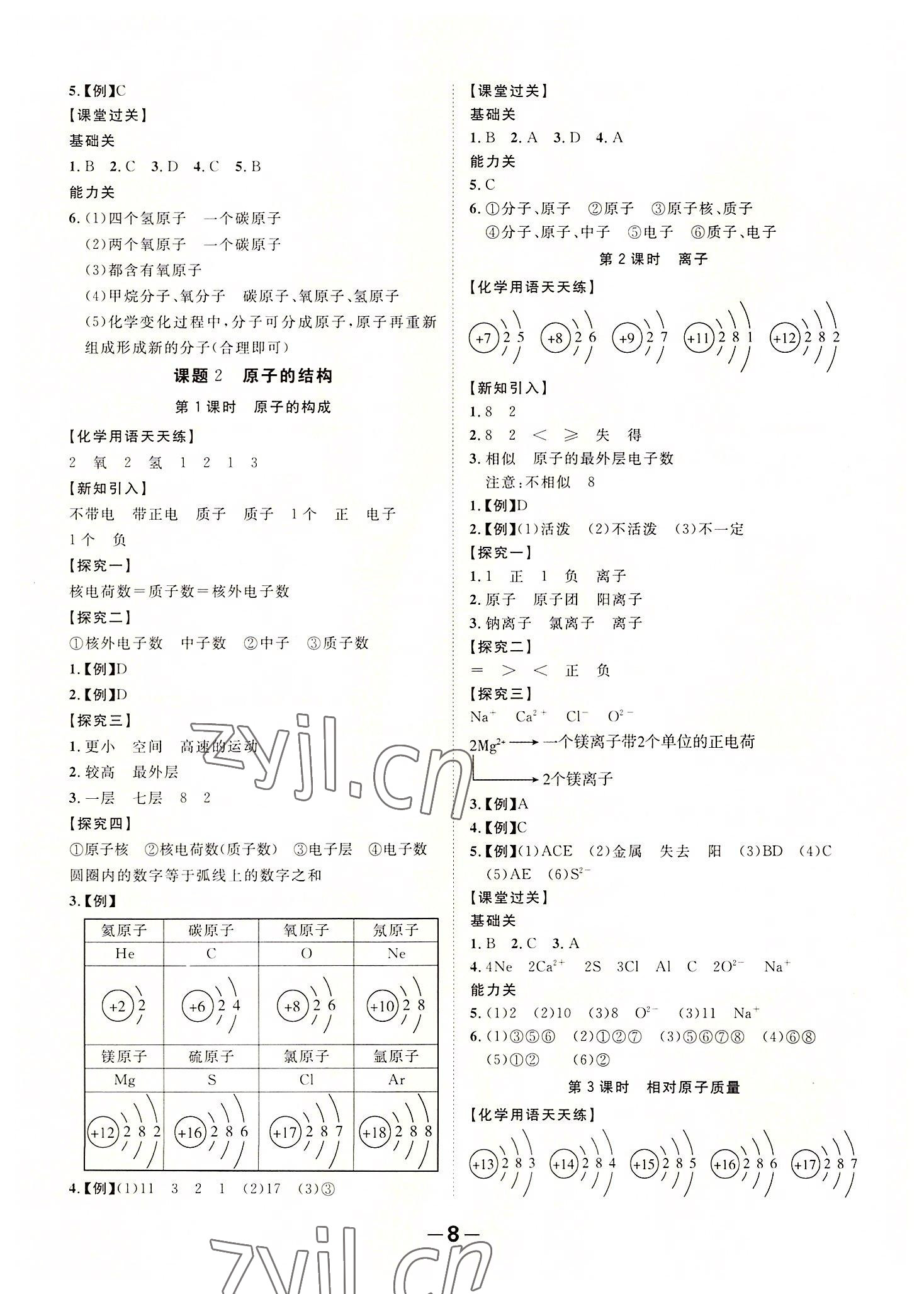 2022年全程突破九年级化学全一册人教版 第8页