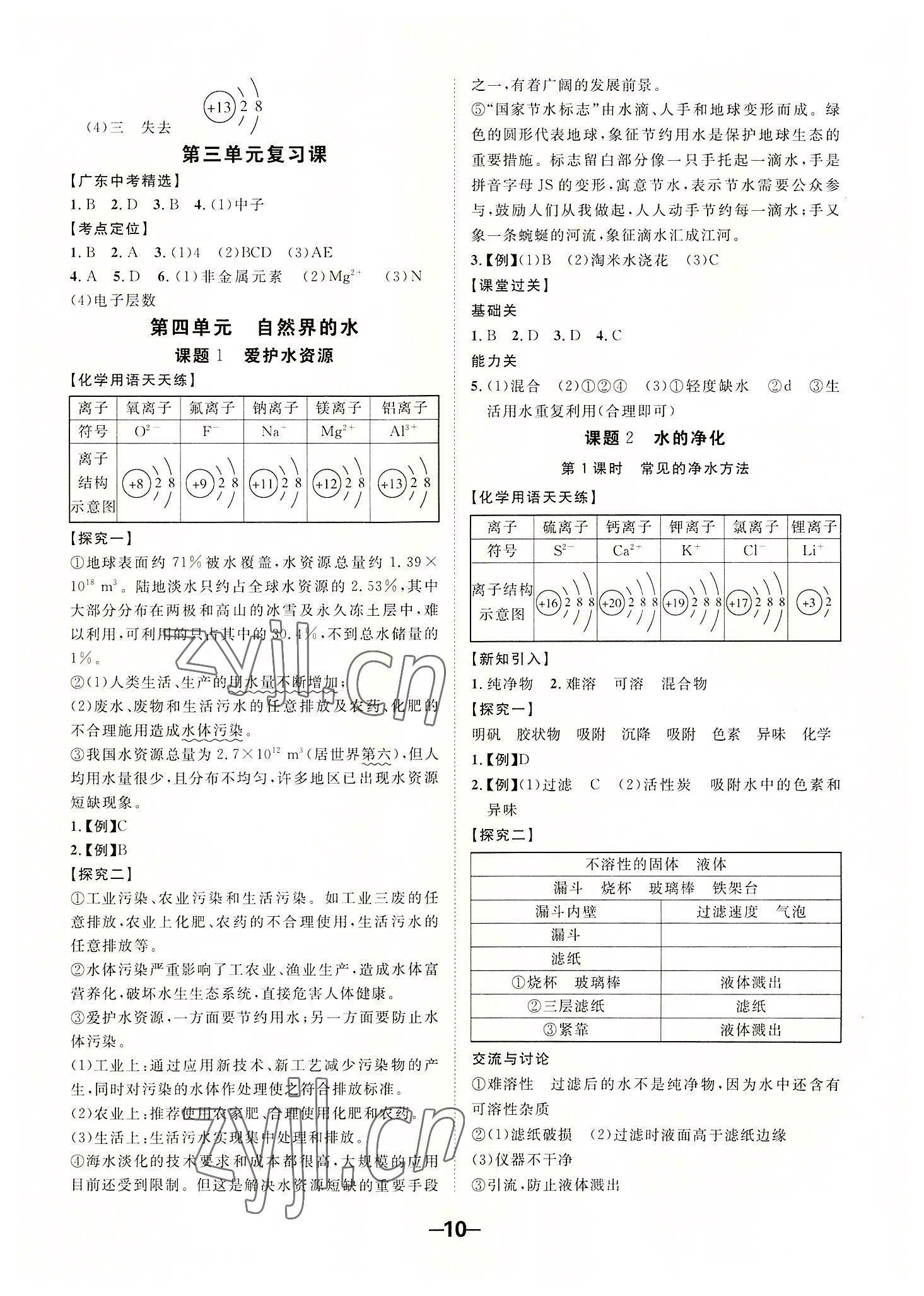 2022年全程突破九年级化学全一册人教版 第10页