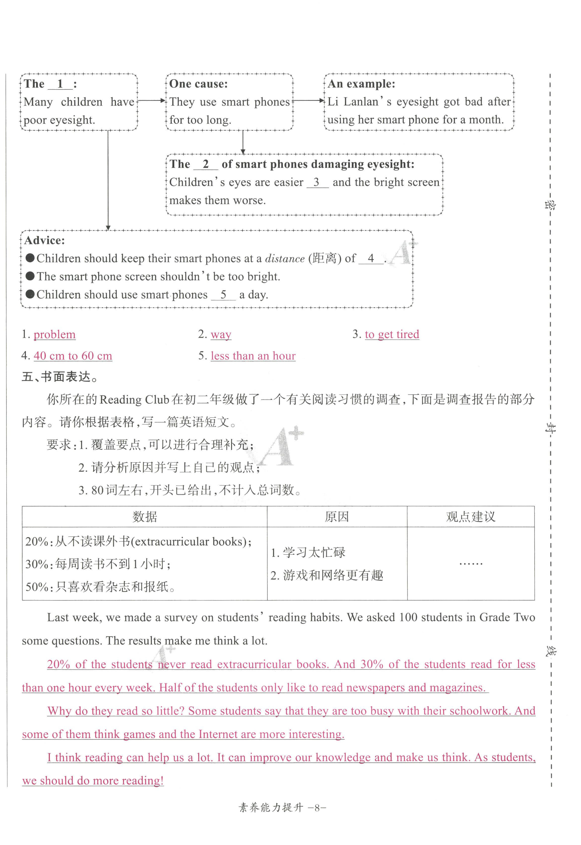 2022年优课堂给力A加八年级英语上册人教版 第8页