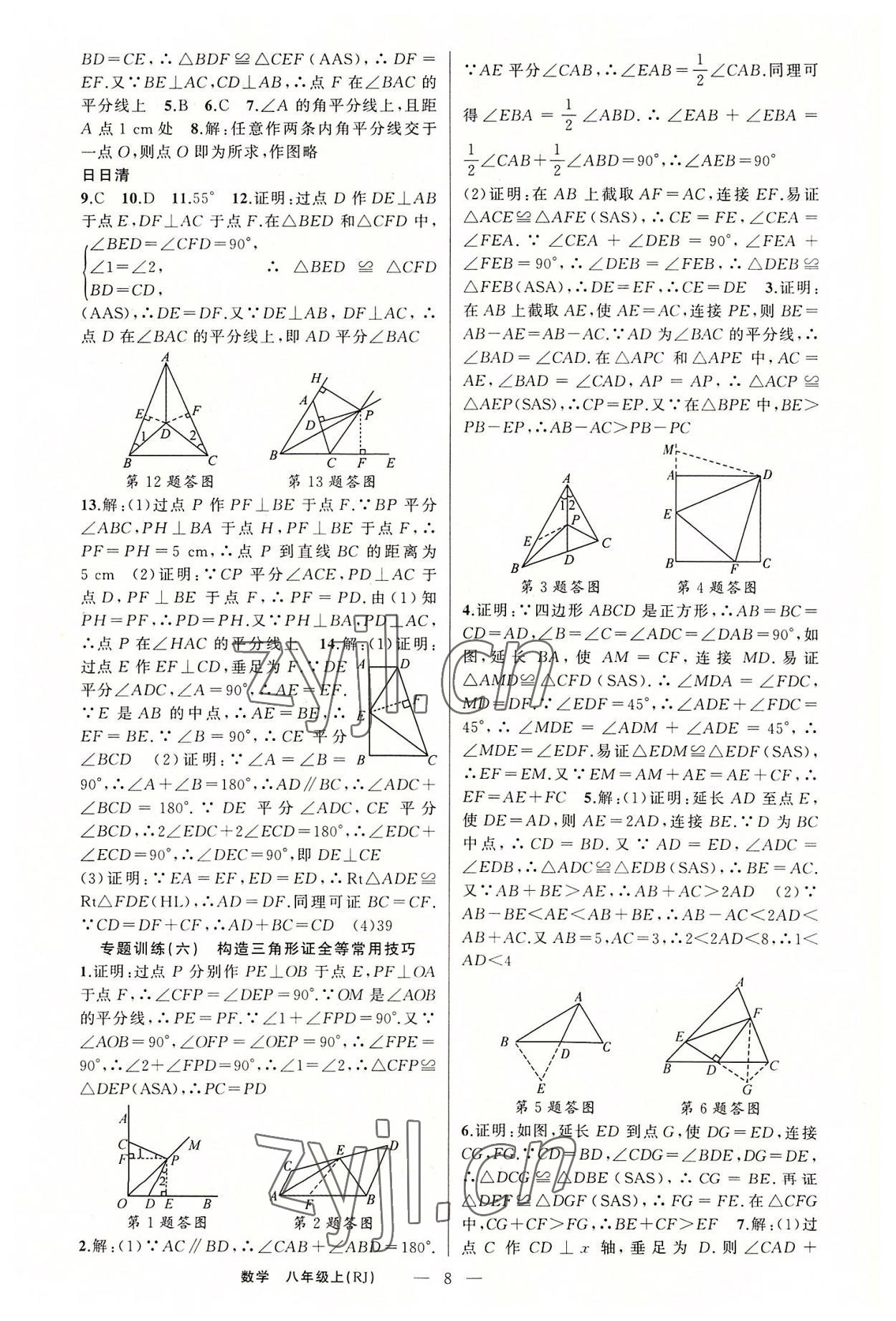 2022年四清導(dǎo)航八年級數(shù)學(xué)上冊人教版河南專版 第8頁