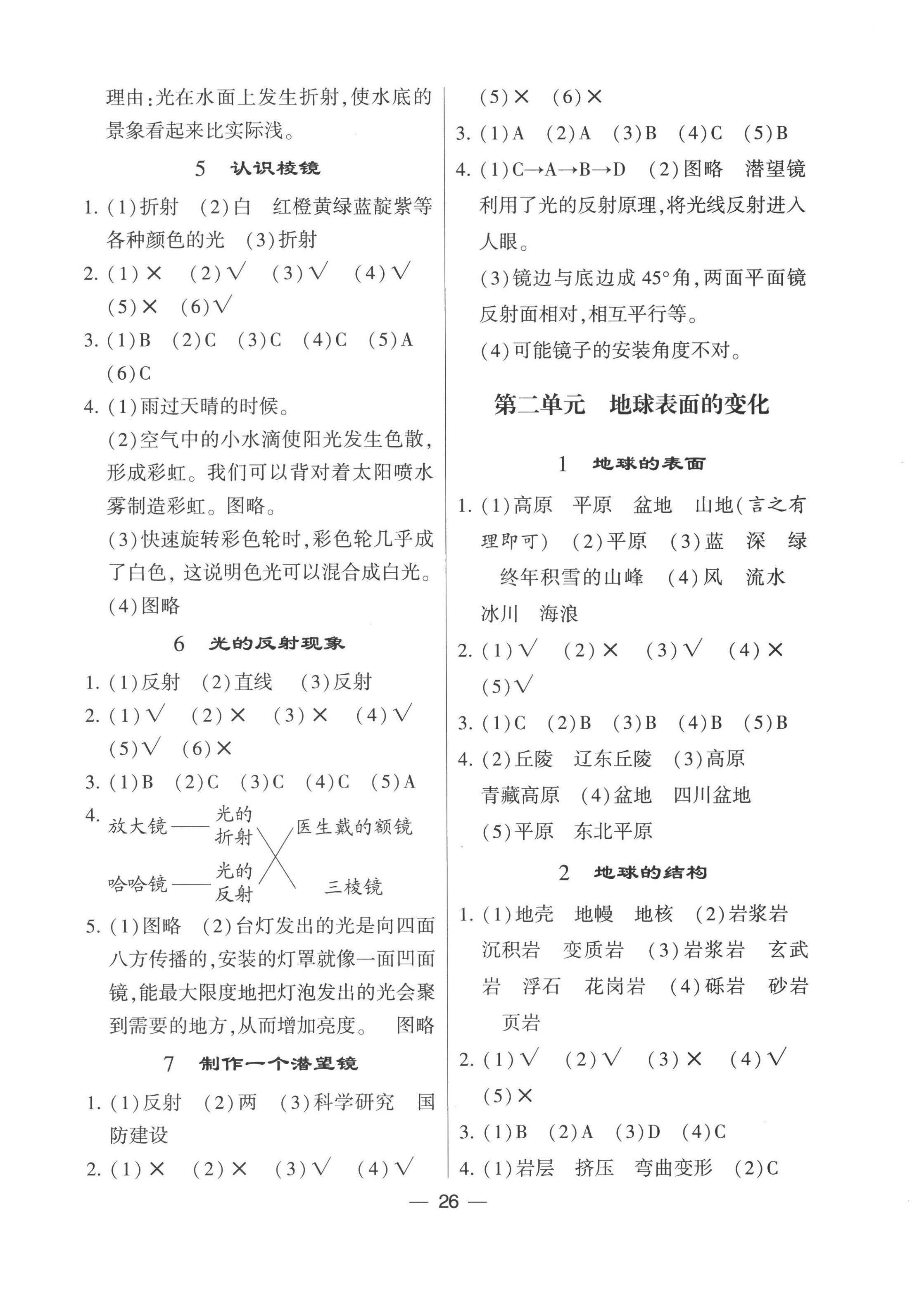 2022年經(jīng)綸學(xué)典棒棒堂五年級科學(xué)上冊教科版 第2頁