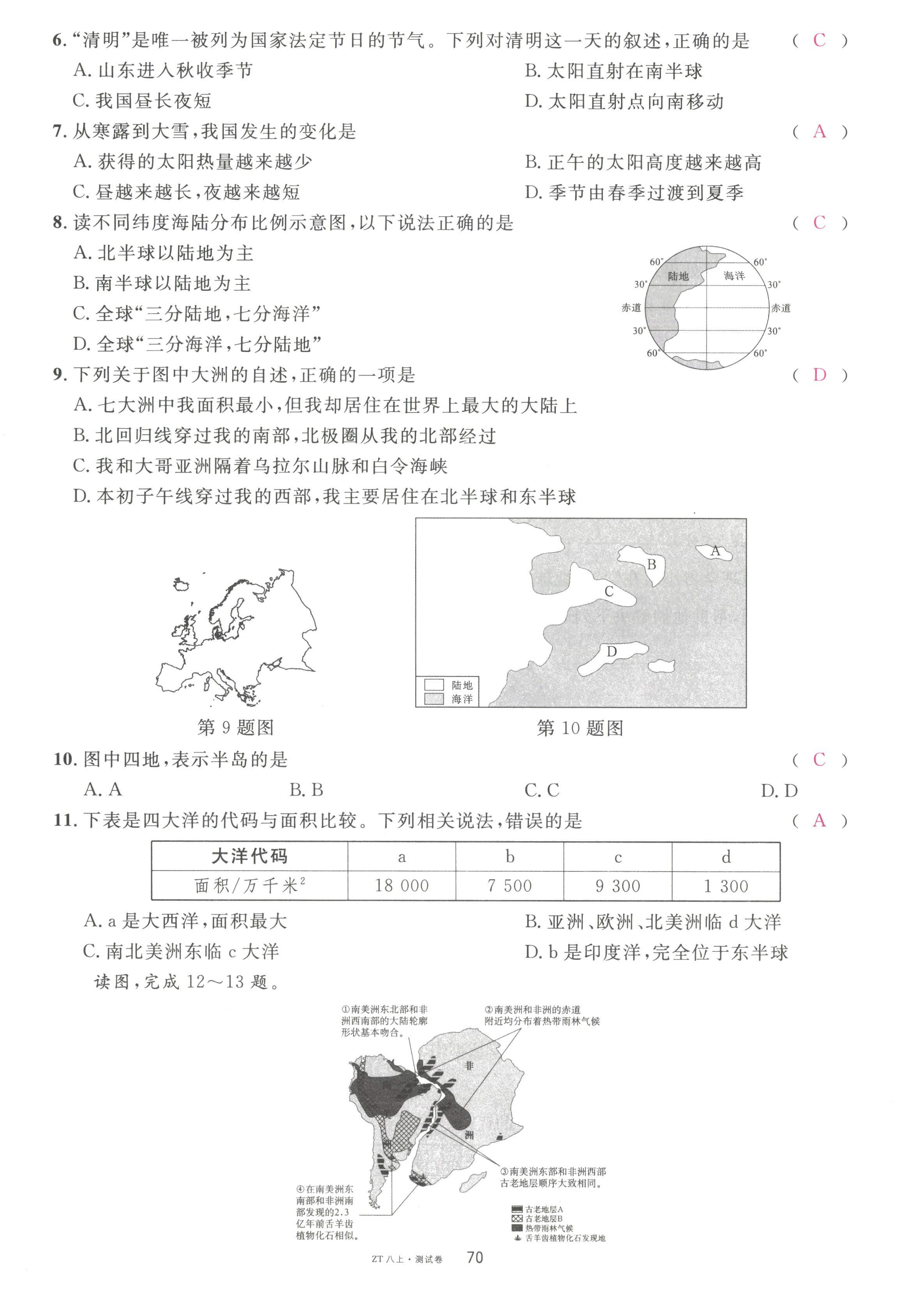 2022年名校課堂八年級地理上冊中圖版黃岡孝感咸寧專版 第2頁