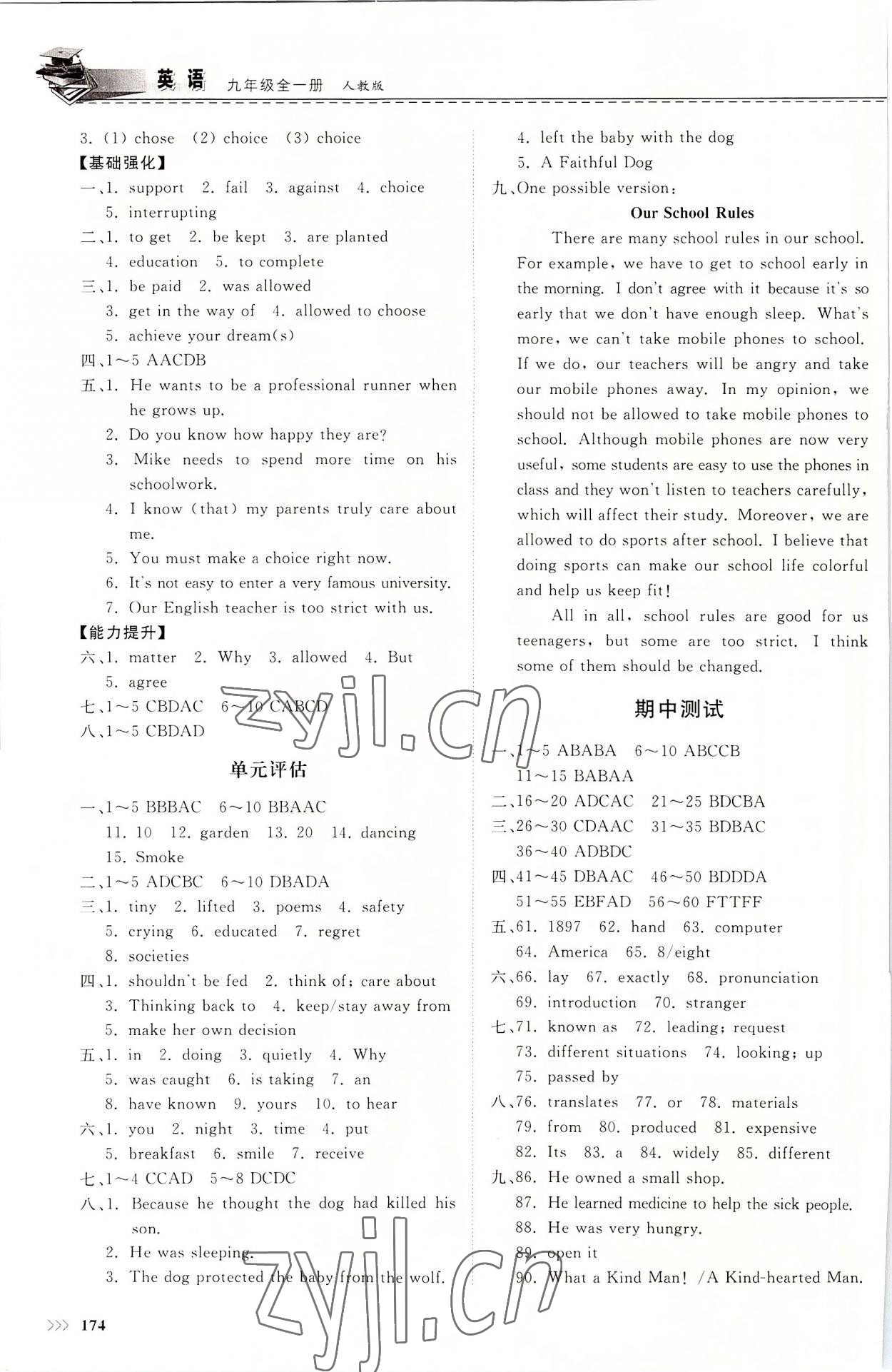 2022年同步練習冊山東科學技術出版社九年級英語全一冊人教版 第8頁