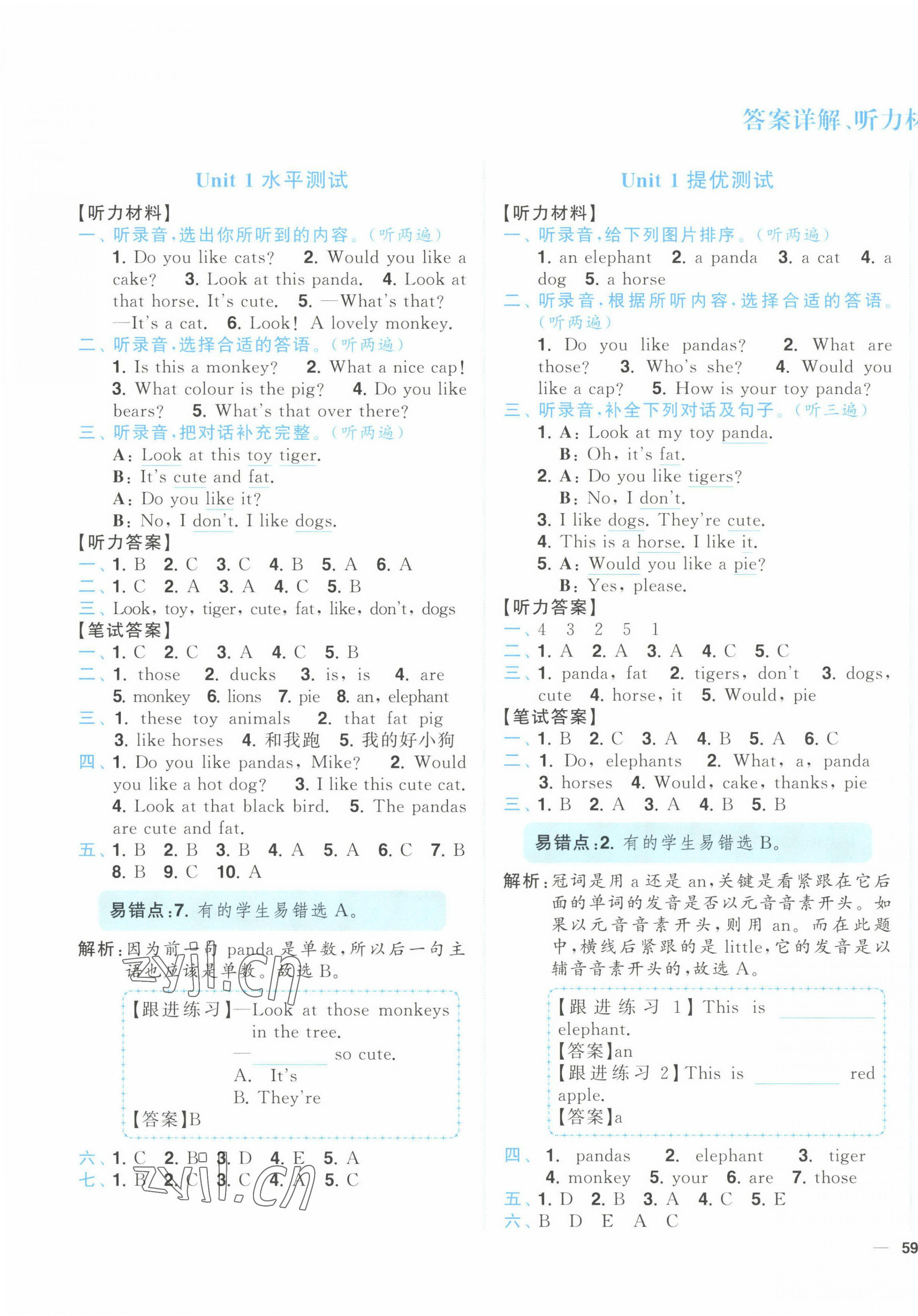 2022年ENBO小天才單元復(fù)習(xí)與測(cè)試四年級(jí)英語上冊(cè)譯林版 第1頁