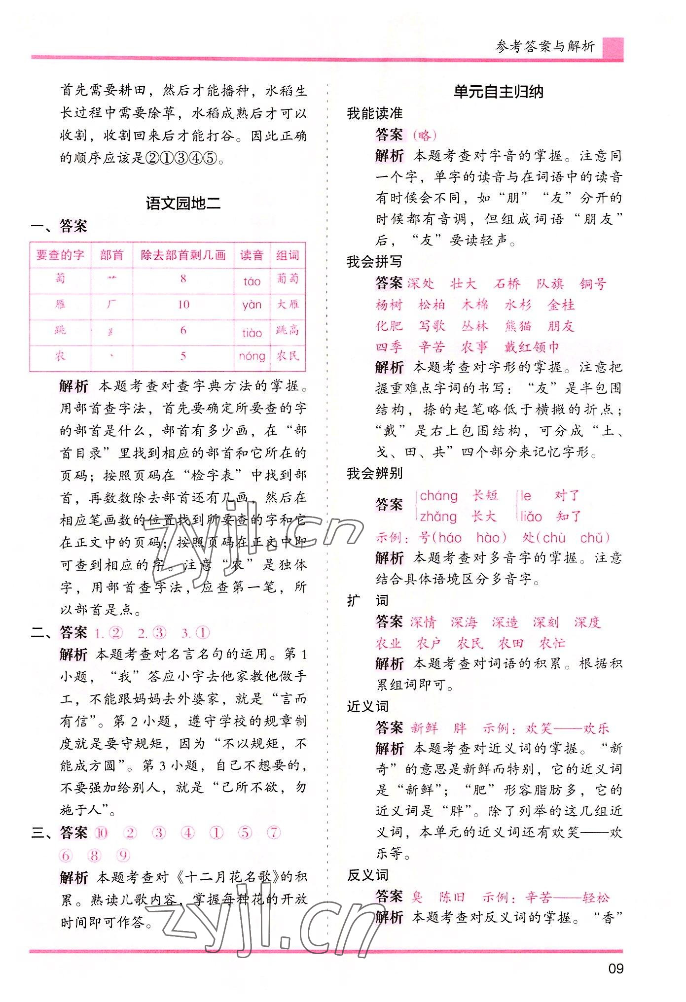 2022年木頭馬分層課課練二年級(jí)語(yǔ)文上冊(cè)人教版浙江專版 第9頁(yè)