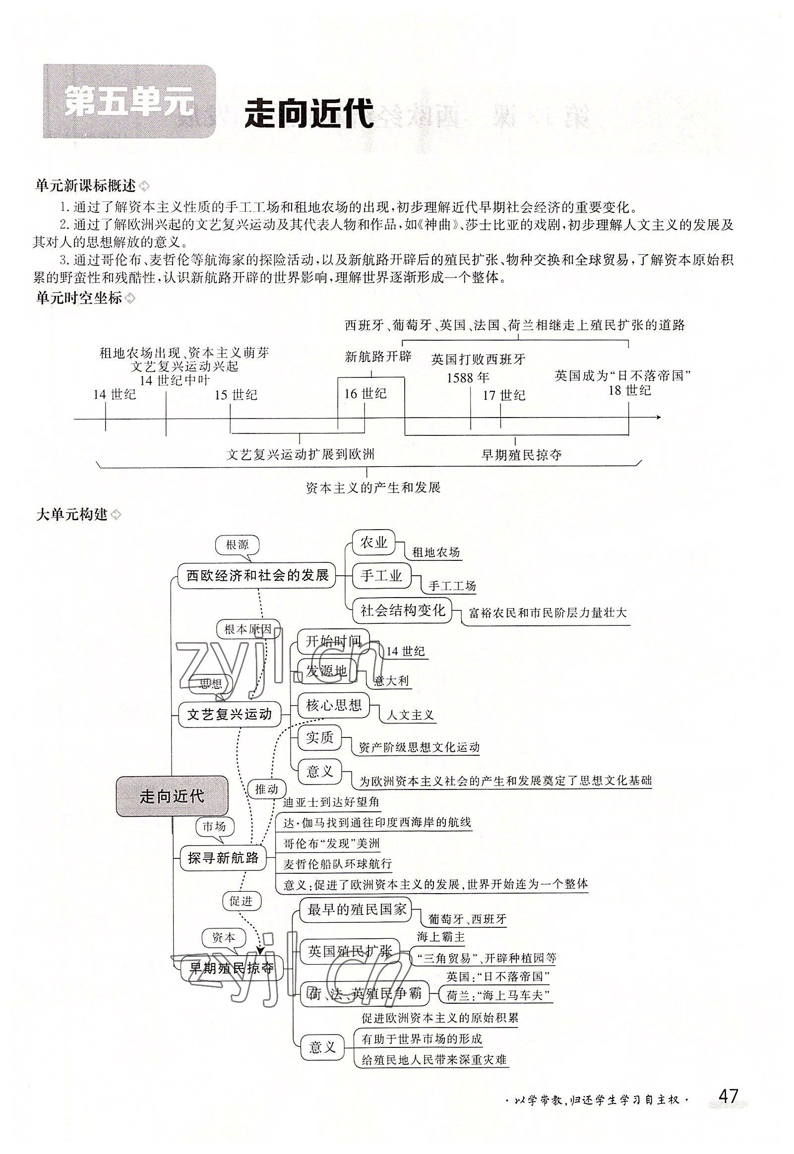 2022年金太陽(yáng)導(dǎo)學(xué)案九年級(jí)化學(xué)全一冊(cè)人教版 參考答案第47頁(yè)