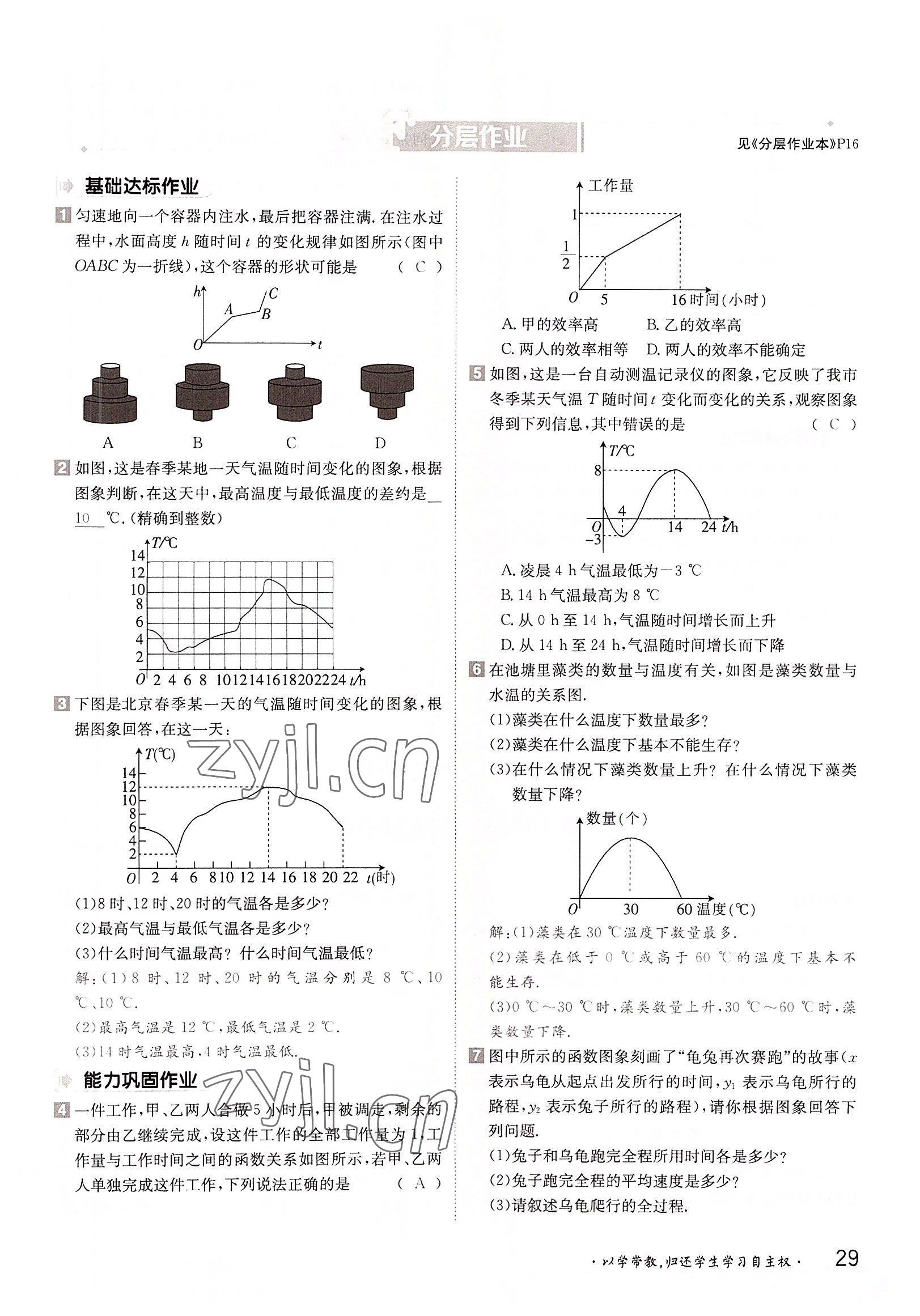 2022年金太陽導學案八年級數(shù)學上冊滬科版 參考答案第29頁