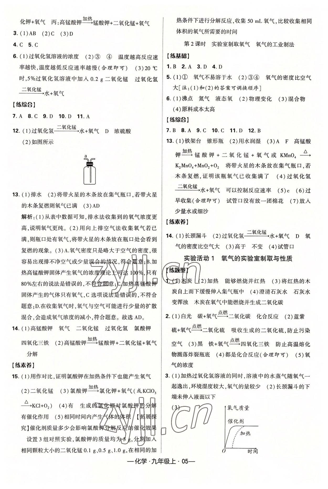 2022年經(jīng)綸學(xué)典課時(shí)作業(yè)九年級(jí)化學(xué)上冊(cè)人教版 第5頁(yè)