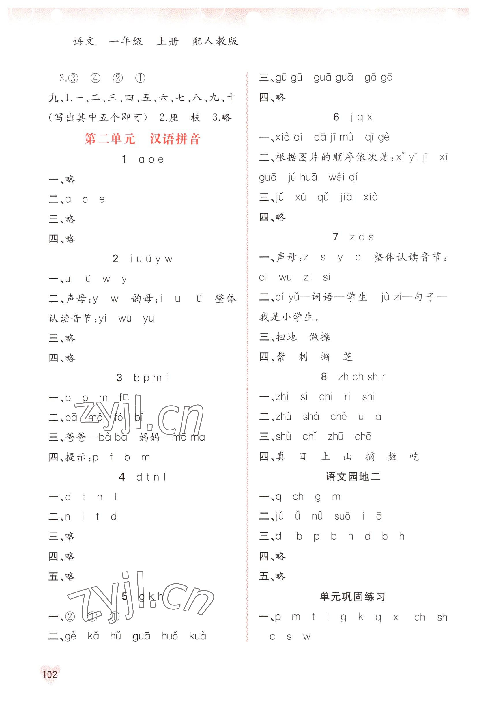 2022年新課程學(xué)習(xí)與測評同步學(xué)習(xí)一年級語文上冊人教版 第2頁