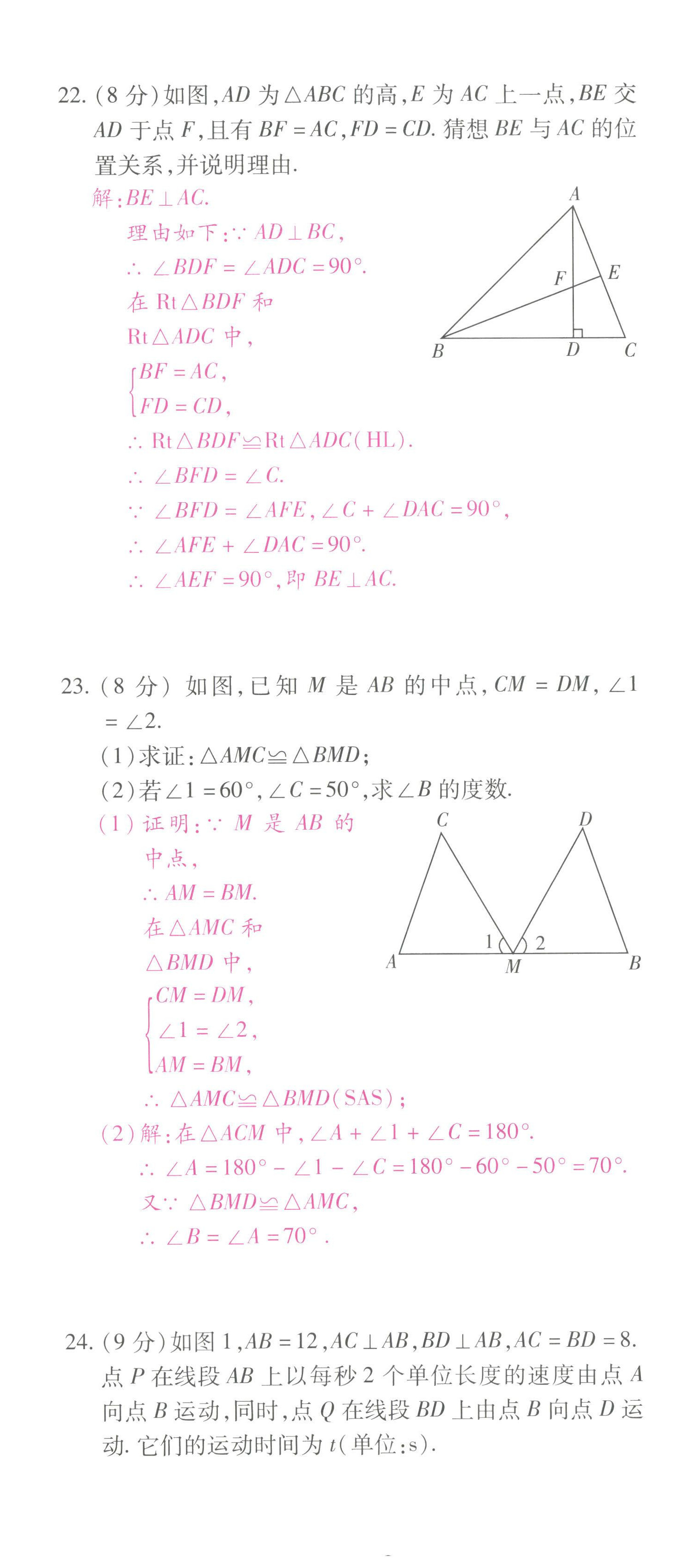 2022年本土攻略八年级数学上册人教版 第11页