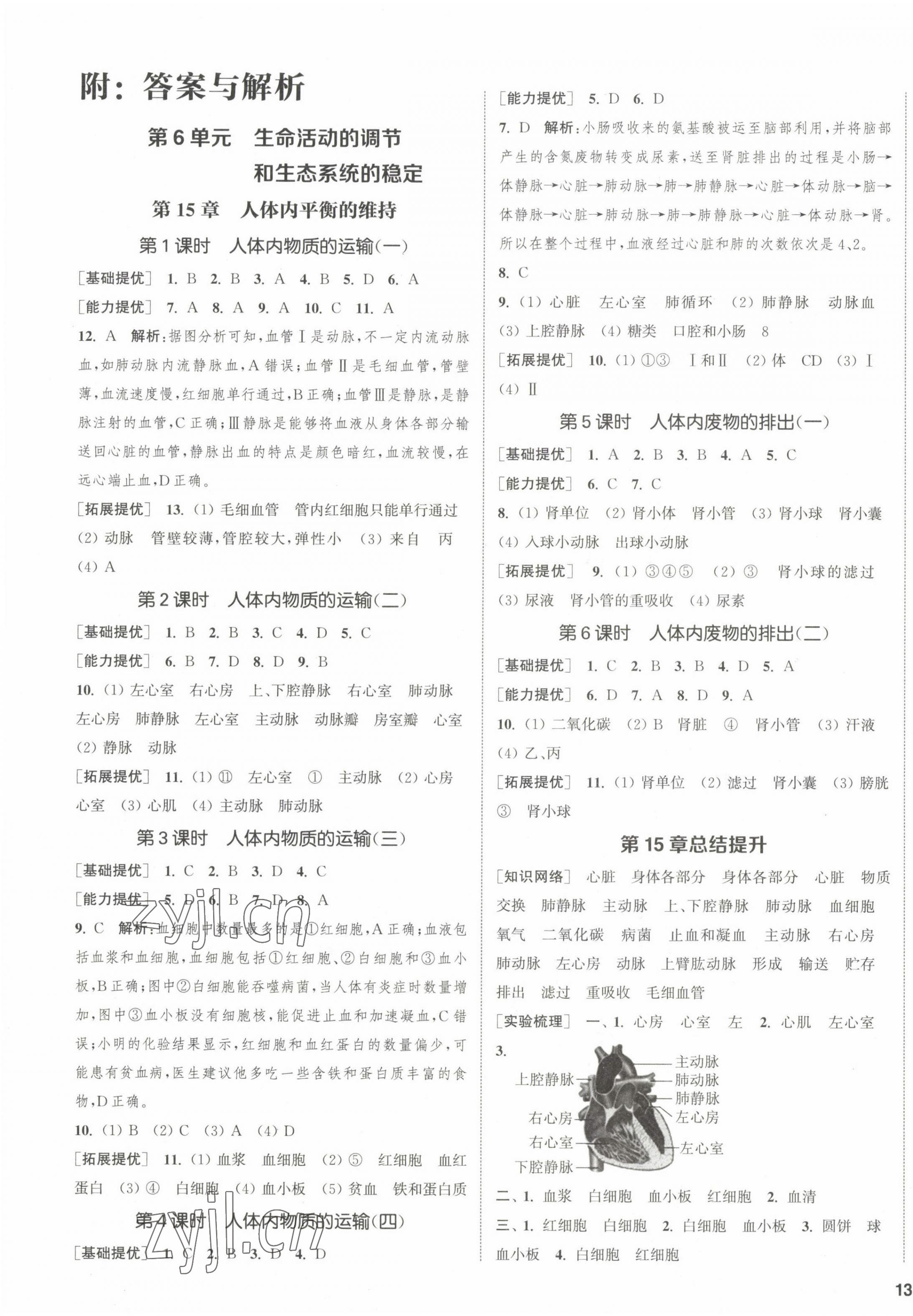 2022年金鑰匙提優(yōu)訓(xùn)練課課練八年級(jí)生物上冊(cè)蘇科版徐州專版 第1頁(yè)