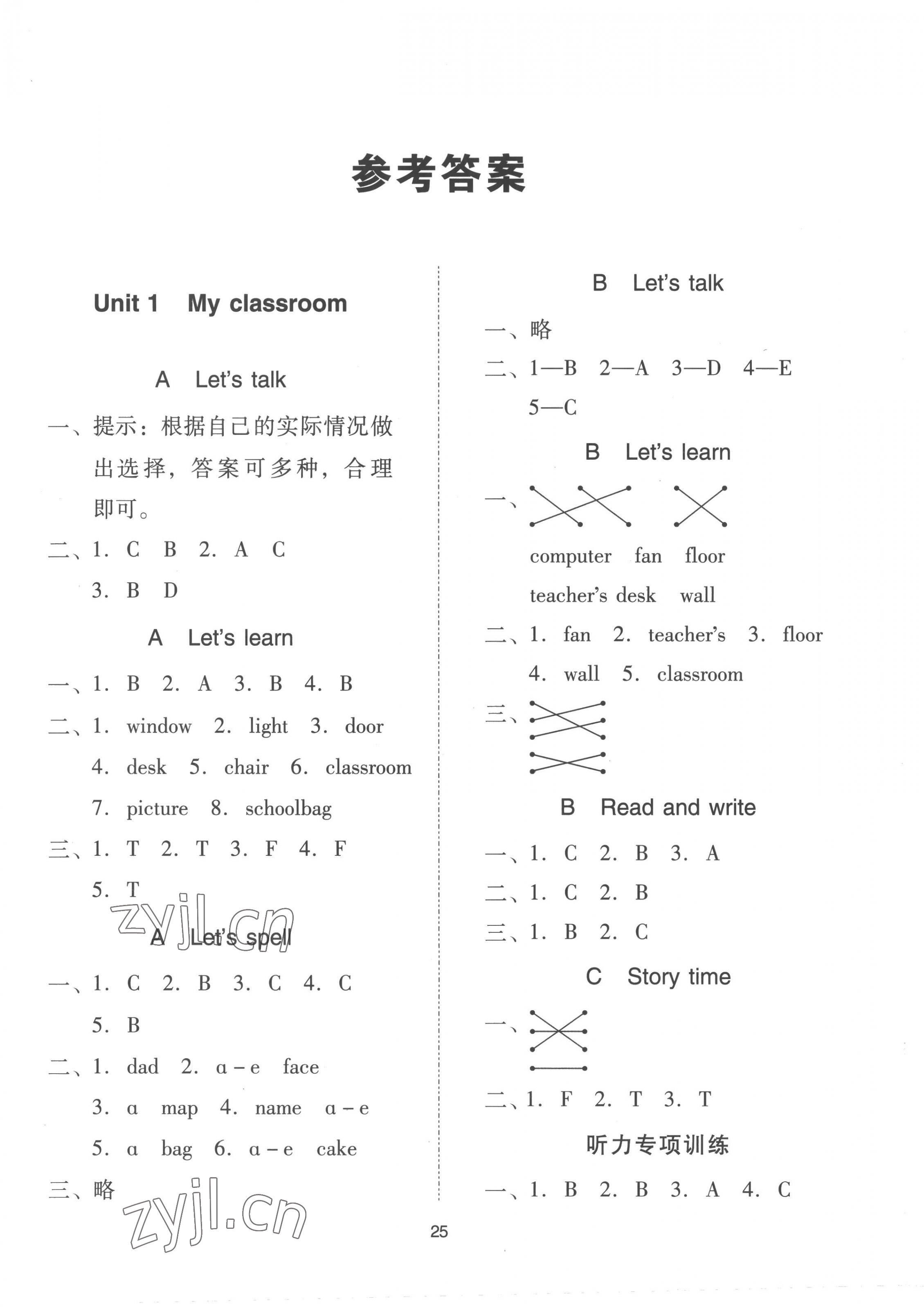 2022年同步學(xué)堂導(dǎo)學(xué)測(cè)四年級(jí)英語(yǔ)上冊(cè)人教版 第1頁(yè)