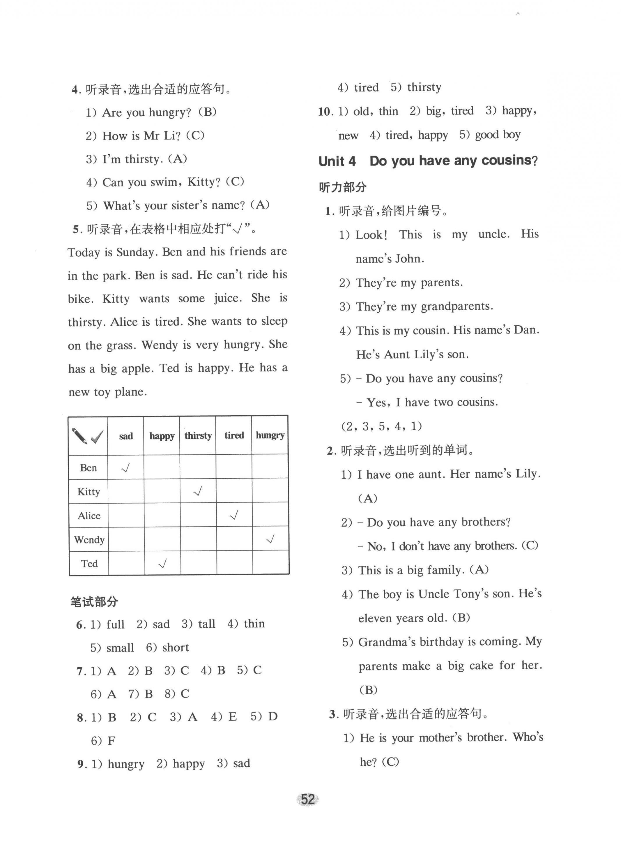 2022年牛津英語(yǔ)活動(dòng)練習(xí)手冊(cè)四年級(jí)上冊(cè)滬教版 第4頁(yè)