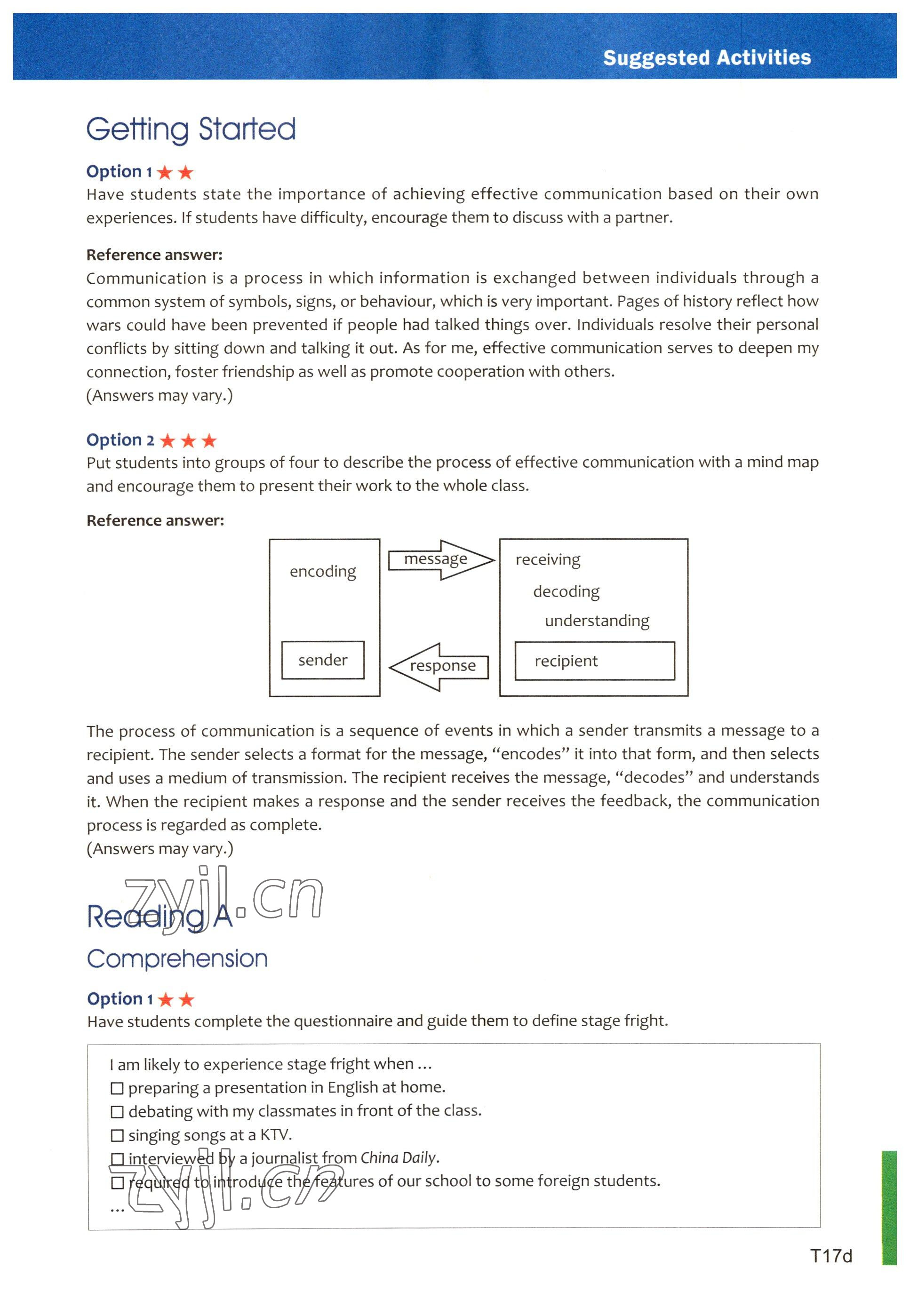 2022年教材课本高中英语选择性必修第四册上外版&nbsp;参考答案第42页