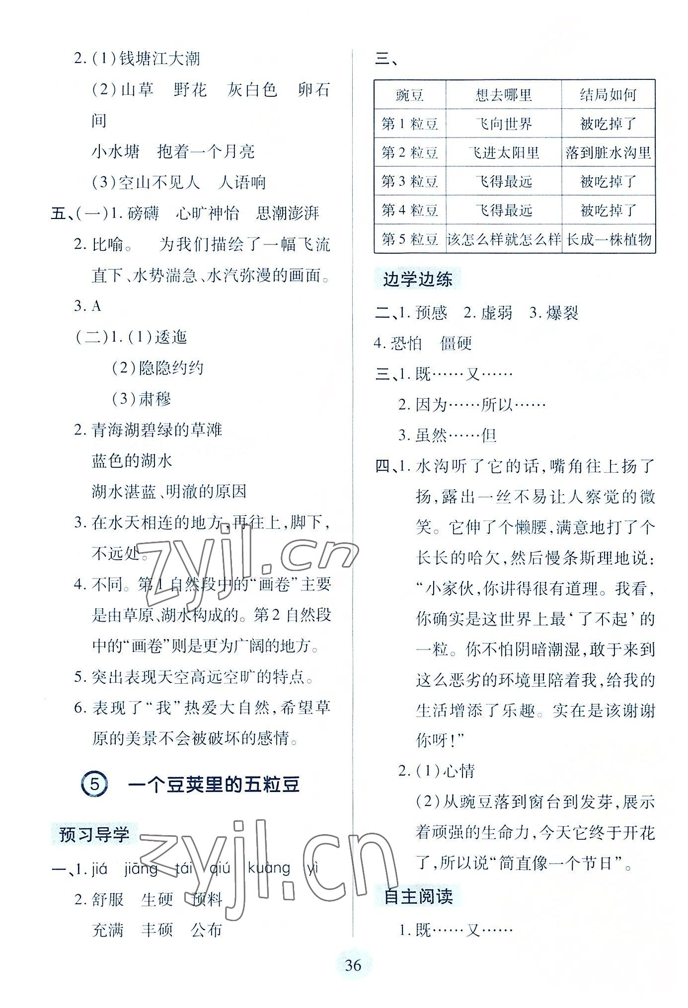 2022年新課堂學(xué)習(xí)與探究四年級(jí)語(yǔ)文上冊(cè)人教版 第4頁(yè)