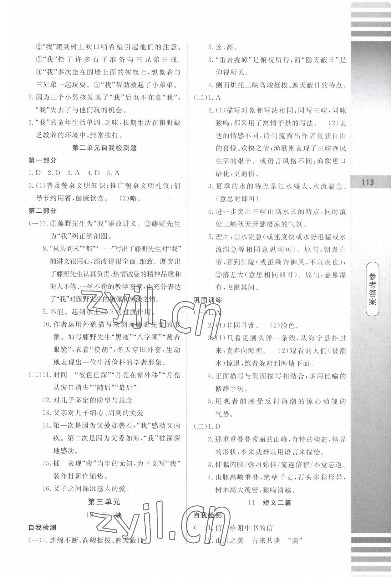 2022年同步雙測(cè)AB卷八年級(jí)語(yǔ)文上冊(cè)人教版 第7頁(yè)