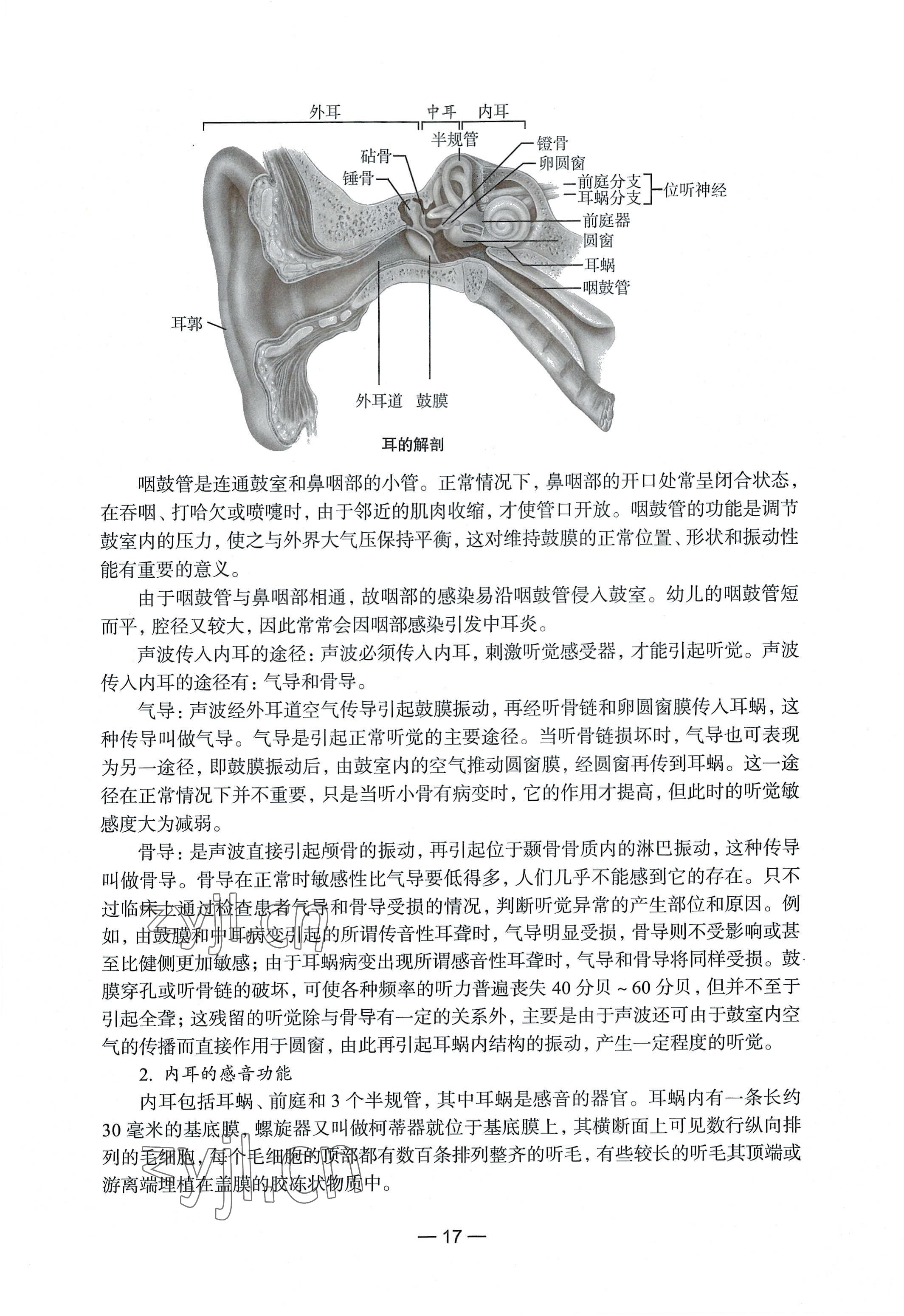 2022年教材課本生命科學第一冊滬教版五四制 參考答案第11頁