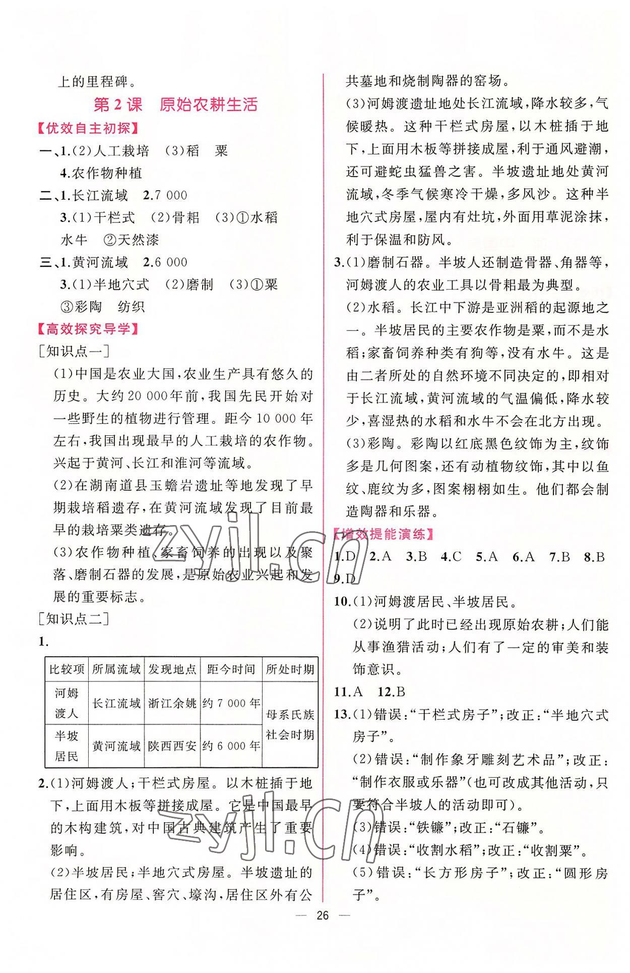 2022年同步導(dǎo)學(xué)案課時(shí)練七年級(jí)歷史上冊(cè)人教版 第2頁(yè)