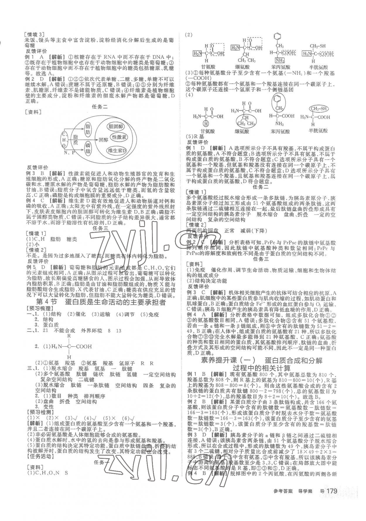 2022年全品學(xué)練考高中生物必修1人教版 第3頁