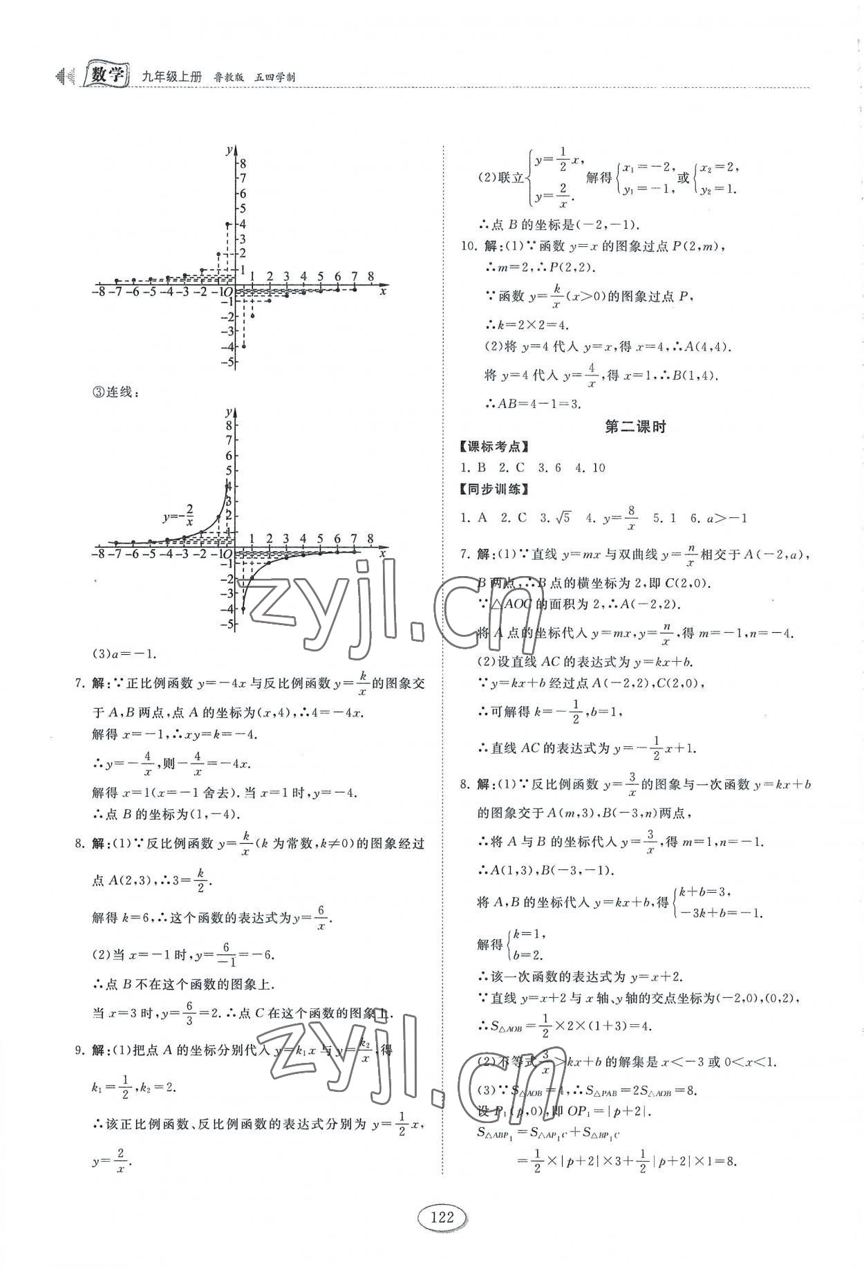 2022年初中同步練習冊九年級數(shù)學上冊魯教版54制山東科學技術(shù)出版社 第2頁