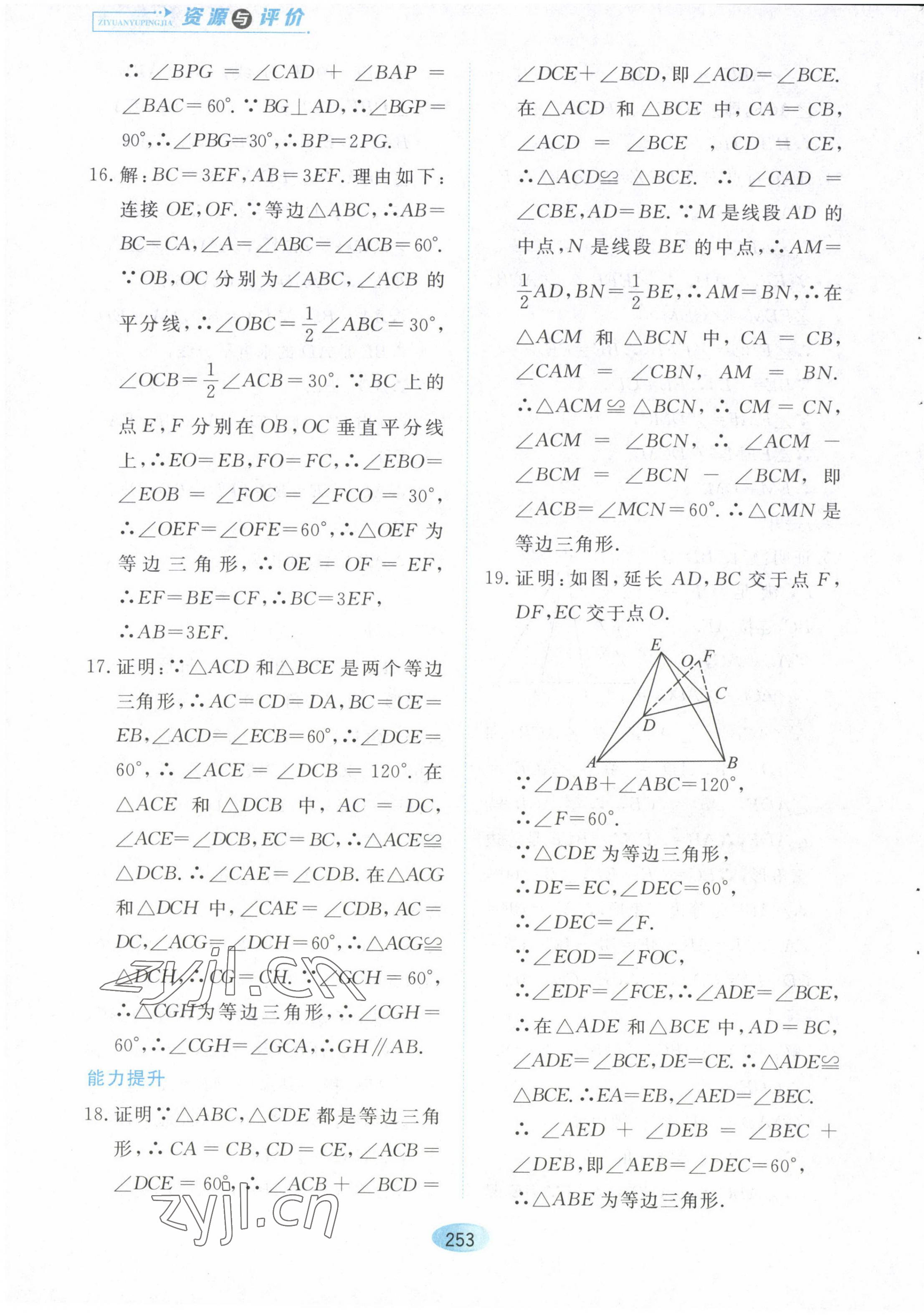 2022年资源与评价黑龙江教育出版社八年级数学上册人教版五四制 第7页