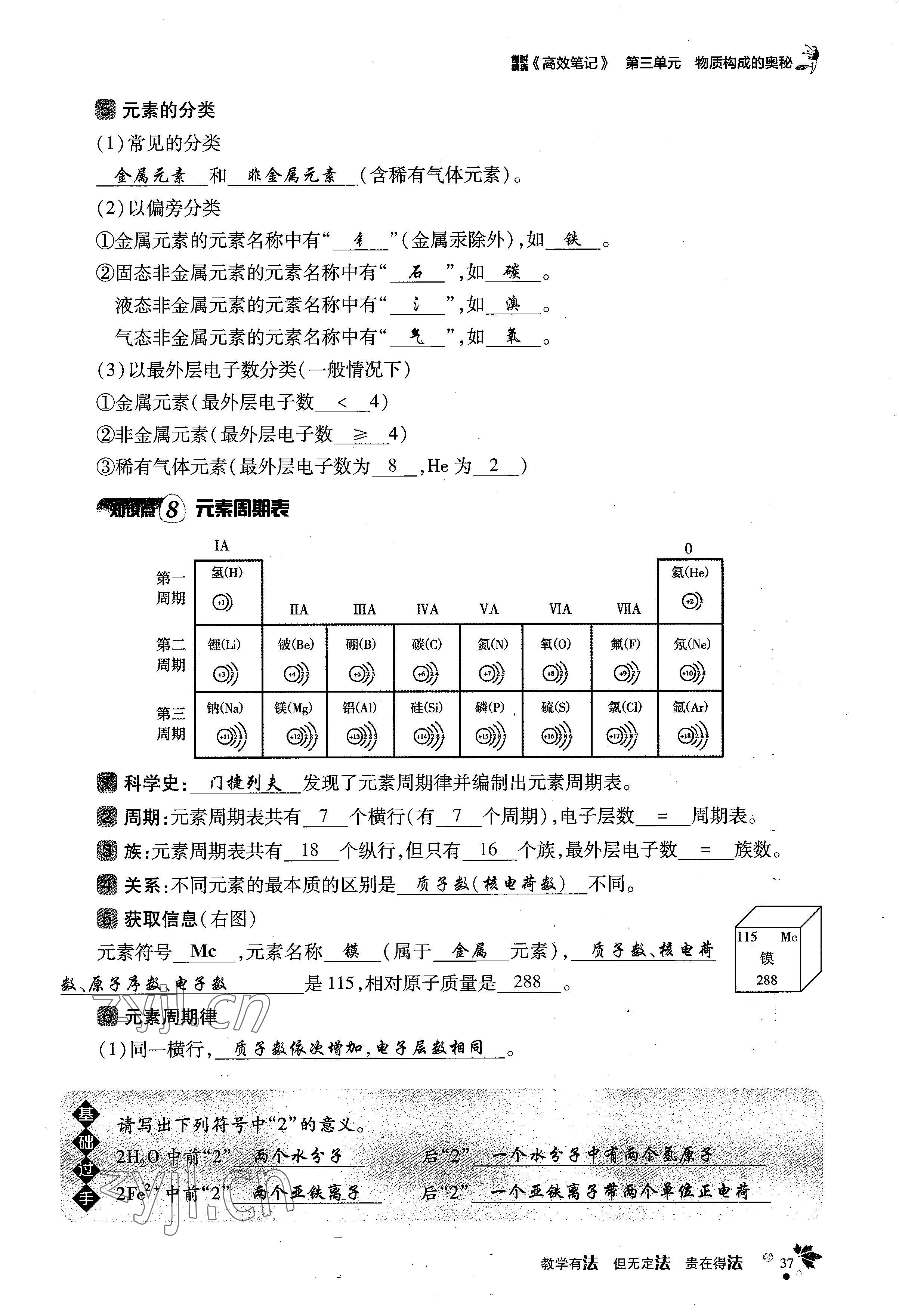 2022年課時(shí)精練九年級(jí)化學(xué)上冊(cè)人教版 參考答案第69頁(yè)