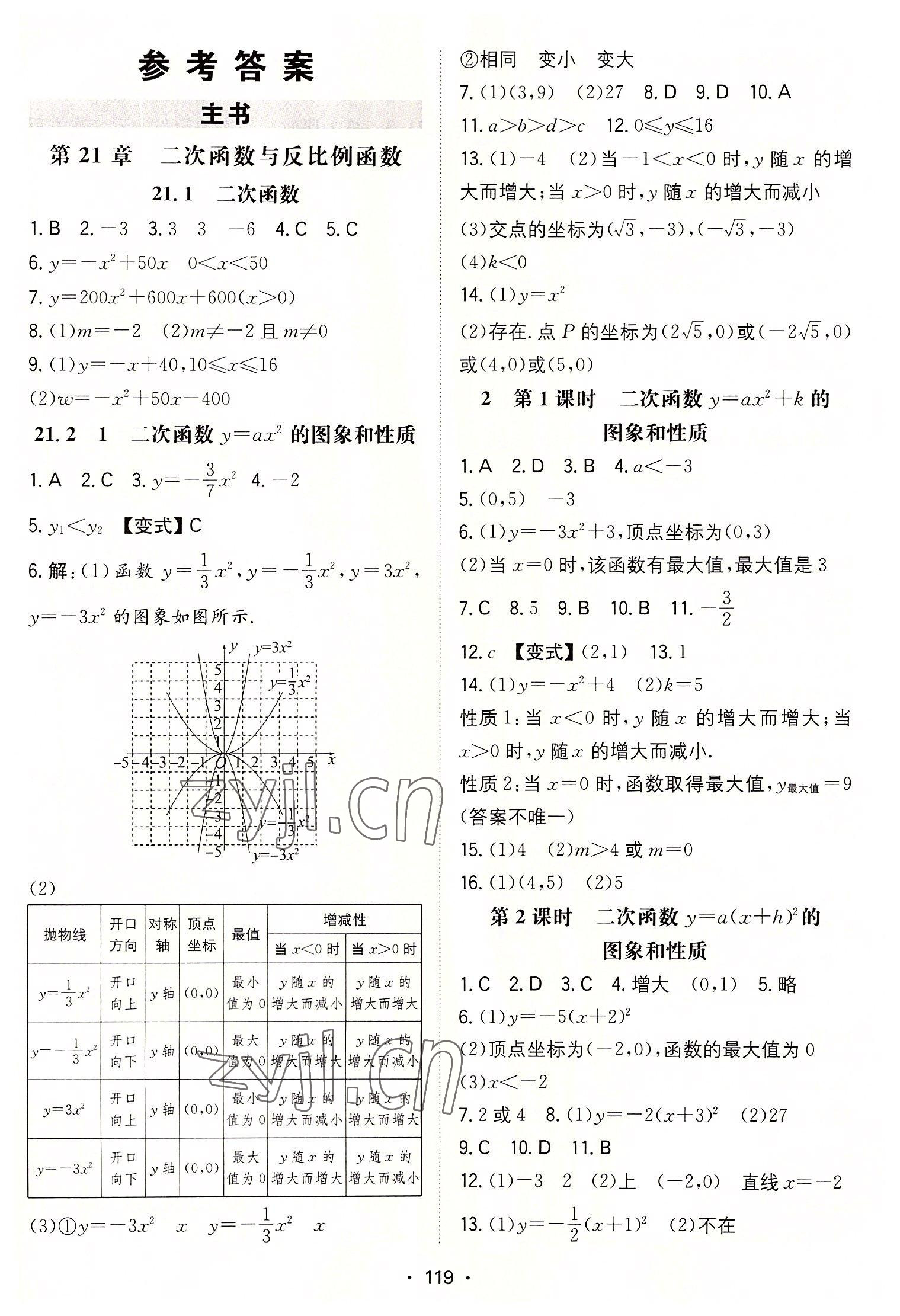 2022年一本同步訓(xùn)練初中數(shù)學(xué)九年級上冊滬科版安徽專版 第1頁