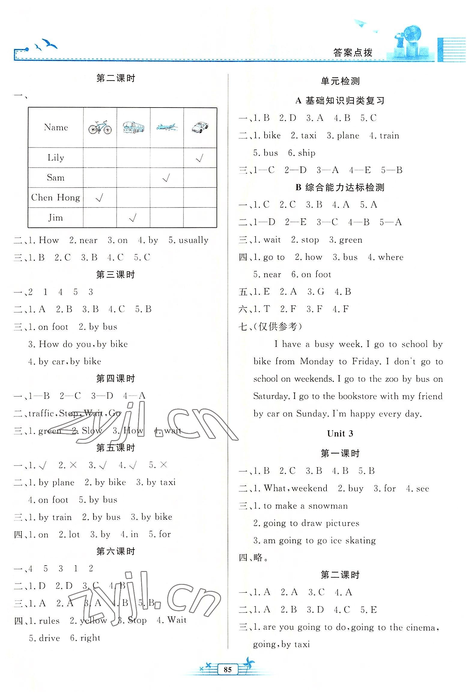 2022年陽光課堂金牌練習冊六年級英語上冊人教版 第2頁