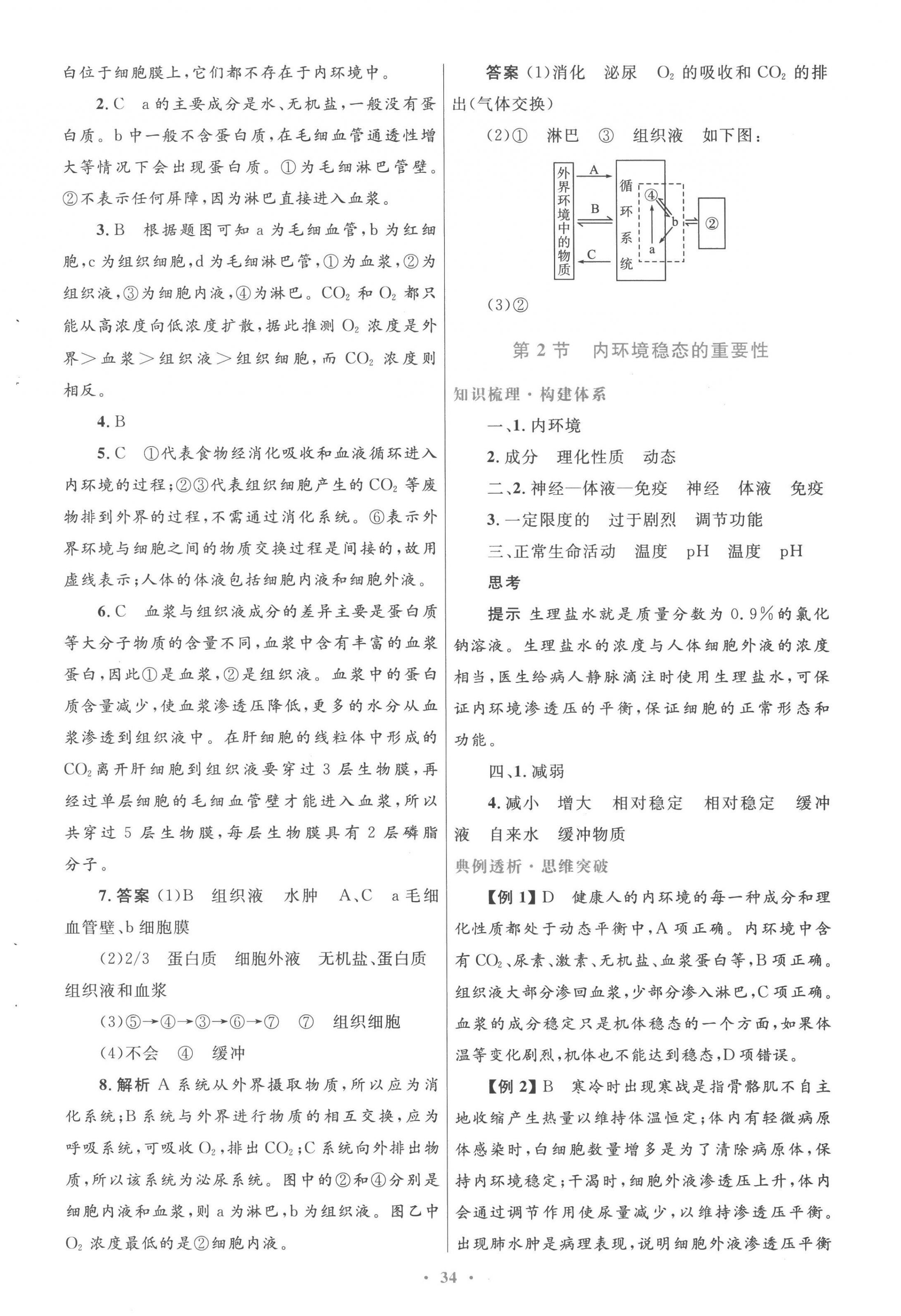 2022年高中同步測(cè)控優(yōu)化設(shè)計(jì)高中必生物必修3穩(wěn)態(tài)與環(huán)境人教版 第2頁(yè)