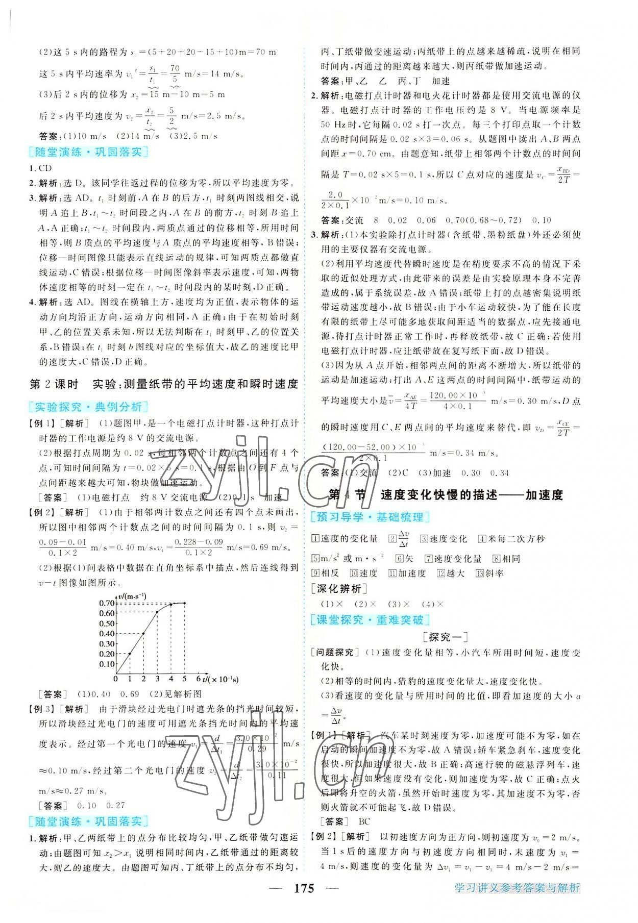 2022年新坐標(biāo)同步練習(xí)高中物理必修第一冊(cè)人教版 第3頁