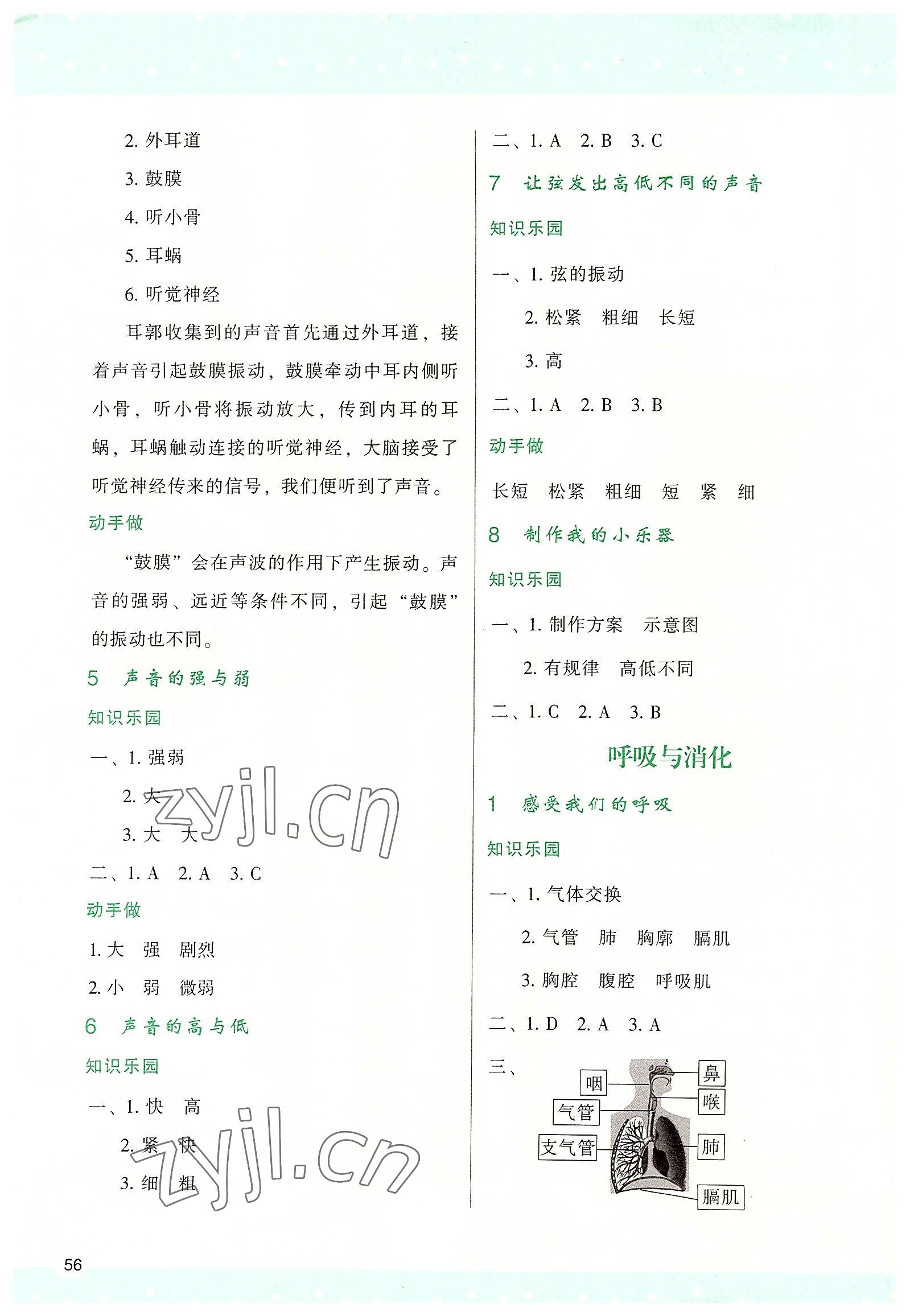 2022年新課程學(xué)習(xí)與評價四年級科學(xué)上冊教科版 第2頁