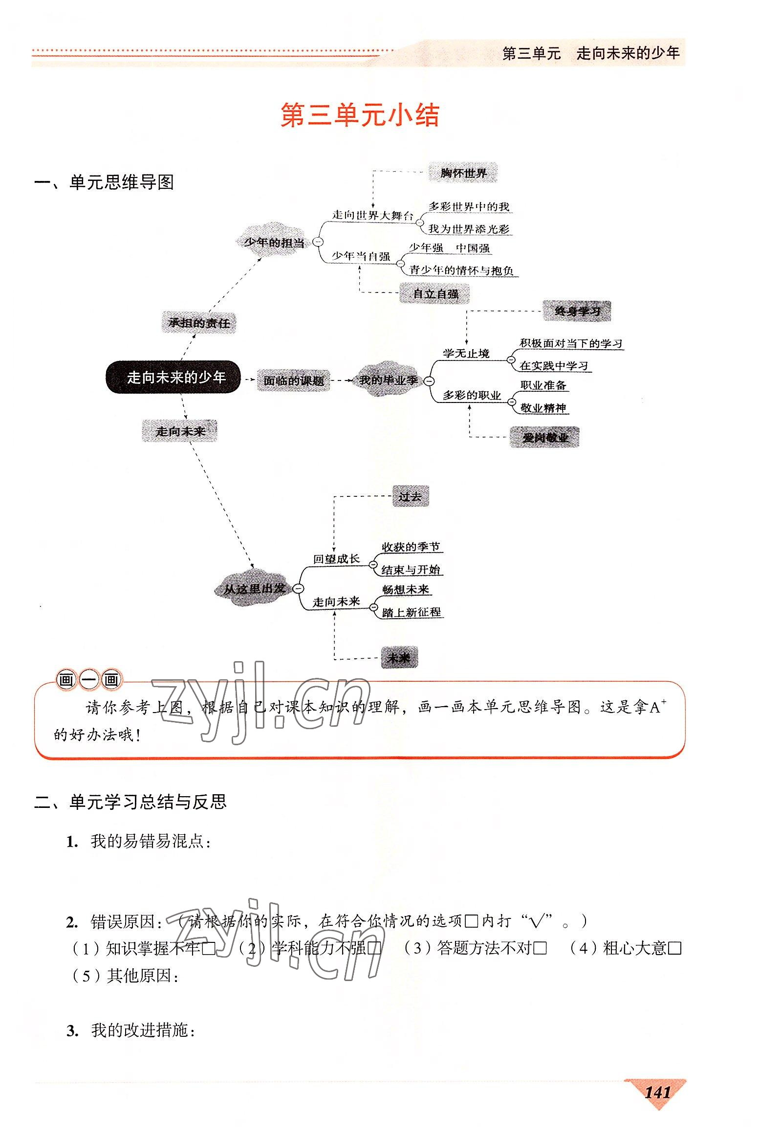 2022年新智力名師導(dǎo)學(xué)案九年級道德與法治 第1頁