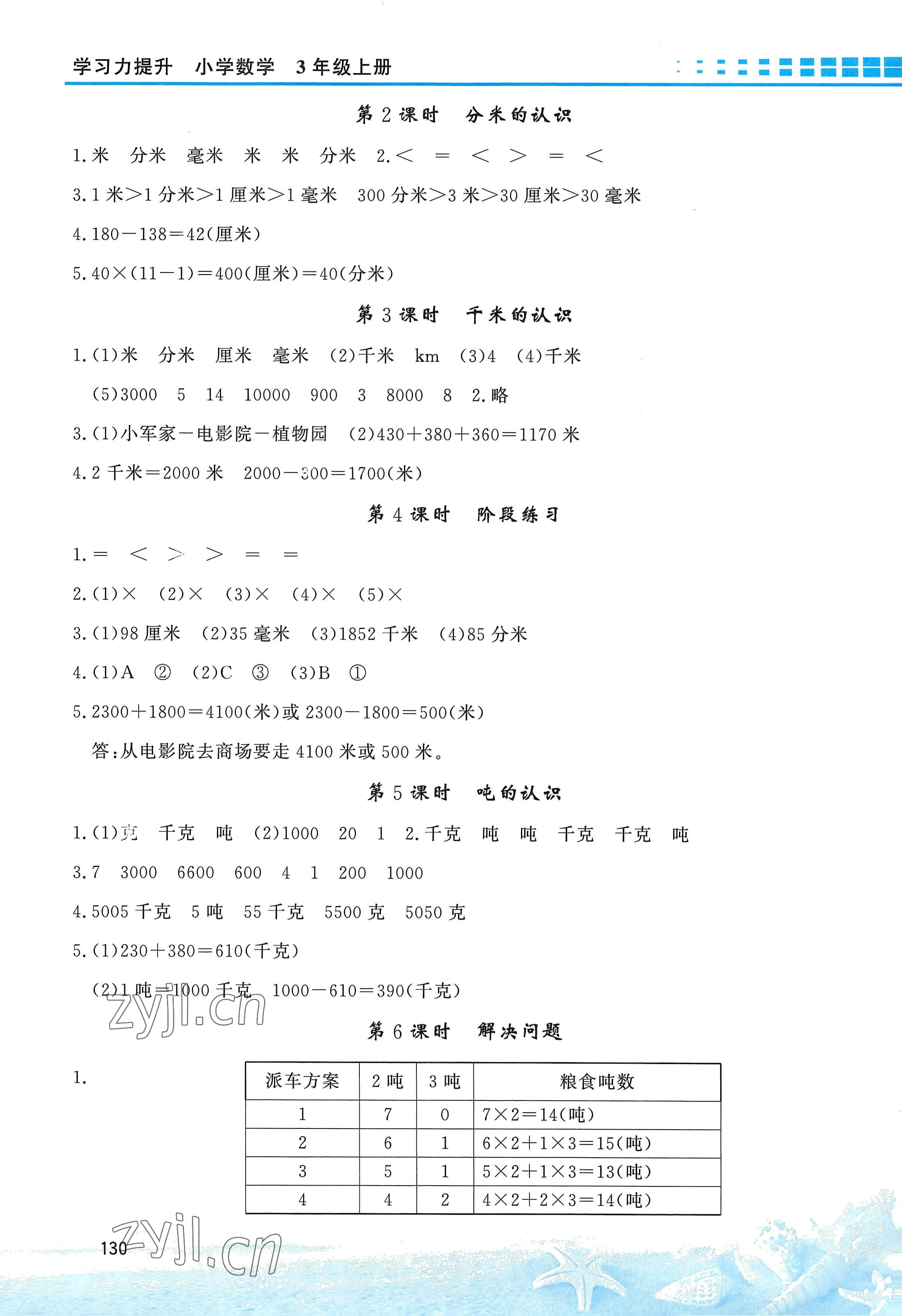 2022年學習力提升三年級數(shù)學上冊人教版 第4頁