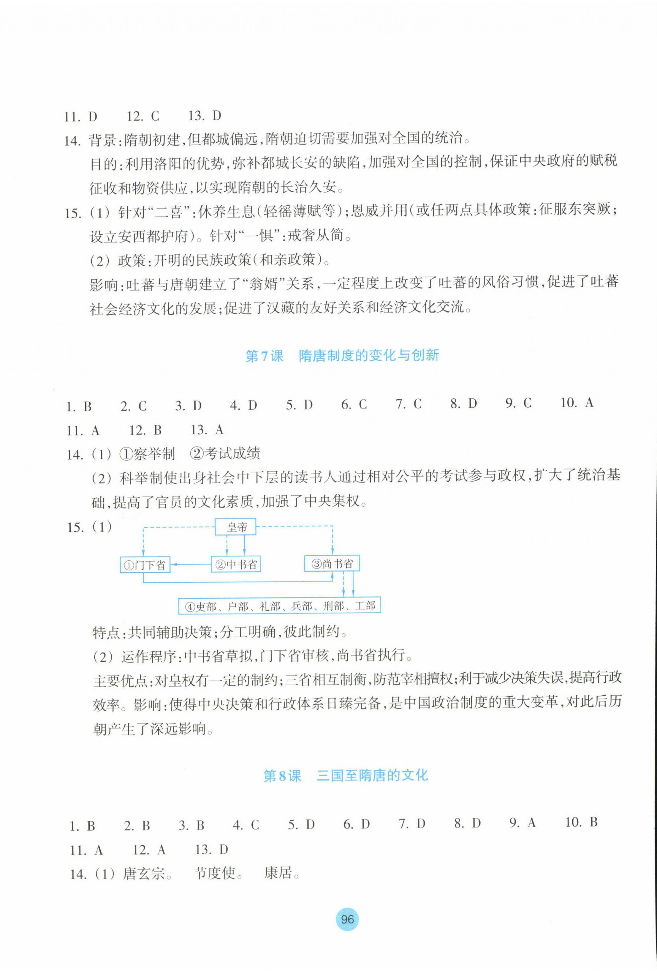 2022年作業(yè)本浙江教育出版社高中歷史必修上冊(cè)人教版 第4頁(yè)