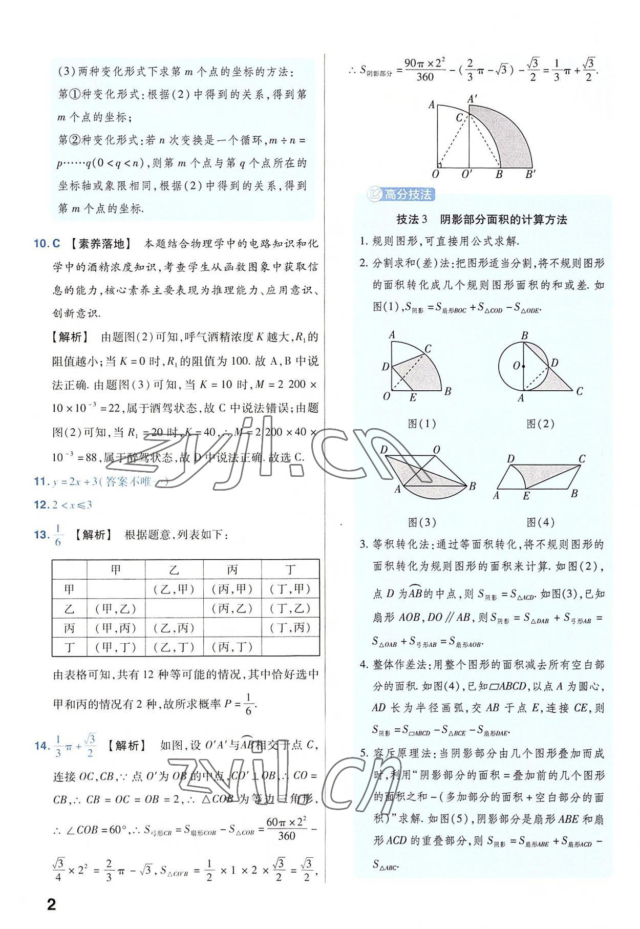 2023年金考卷45套匯編數(shù)學(xué)河南專(zhuān)版 參考答案第2頁(yè)