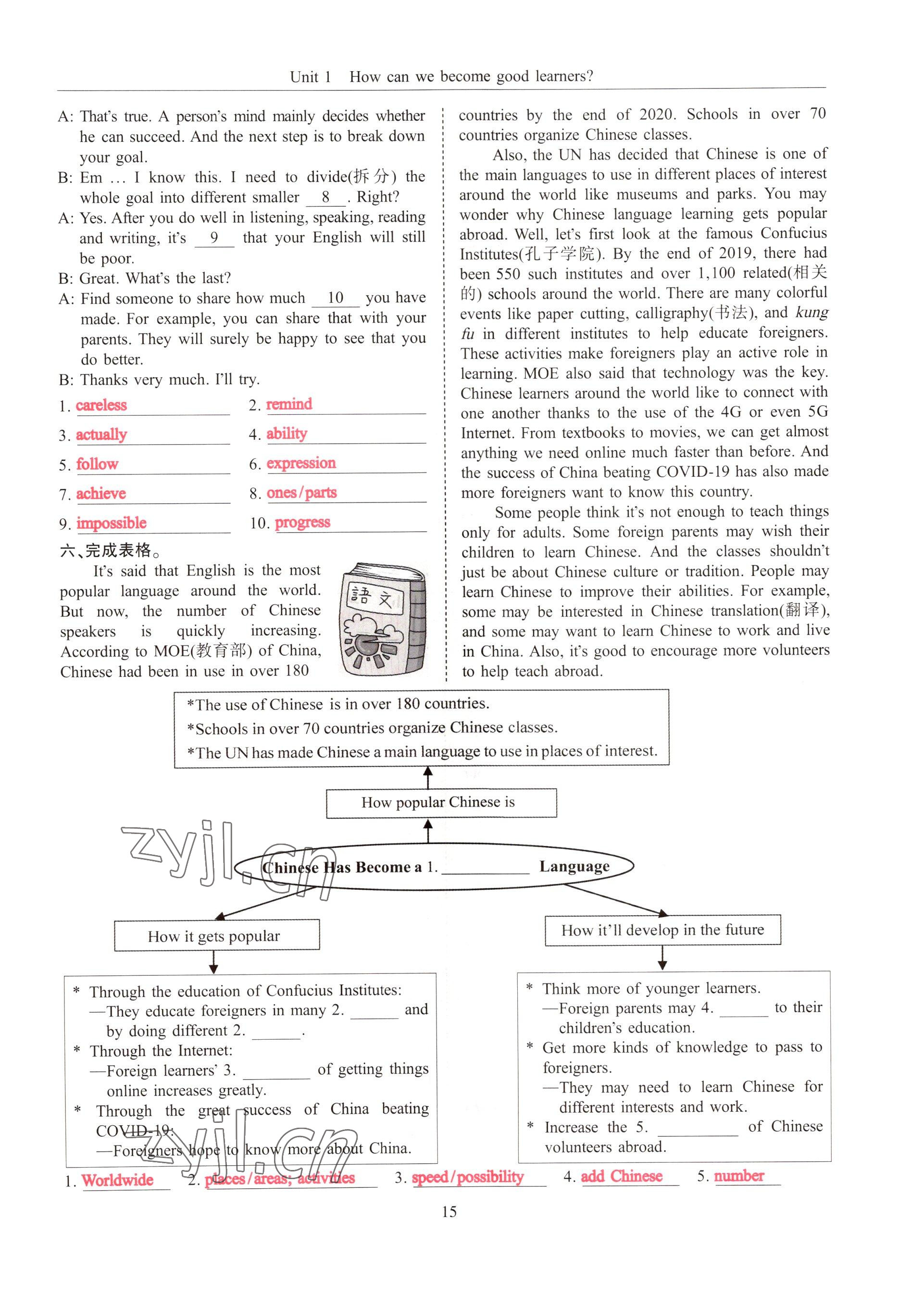 2022年指南針高分必備九年級(jí)英語(yǔ)全一冊(cè)人教版 參考答案第35頁(yè)