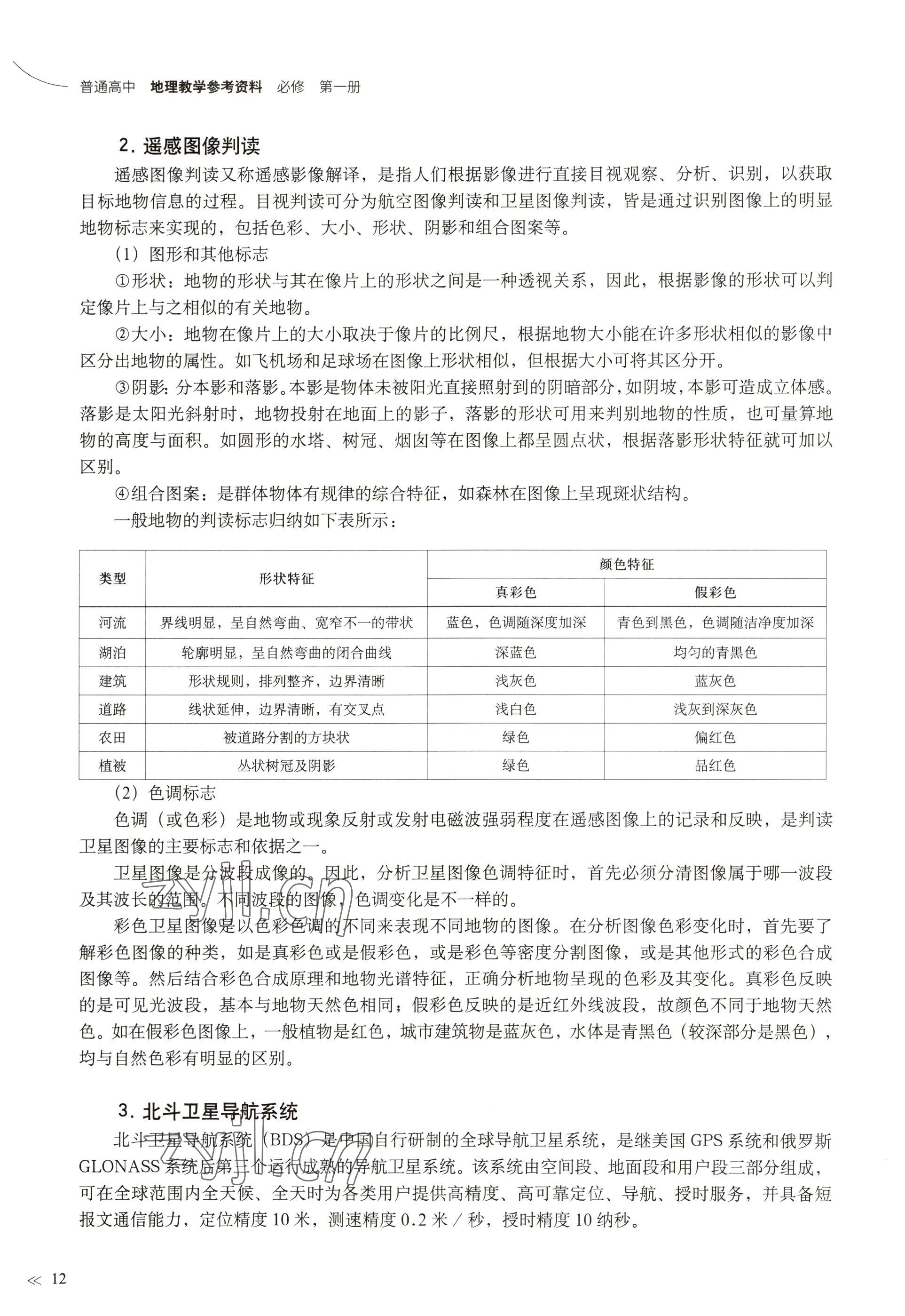 2022年教材課本高中地理必修第一冊滬教版 參考答案第9頁