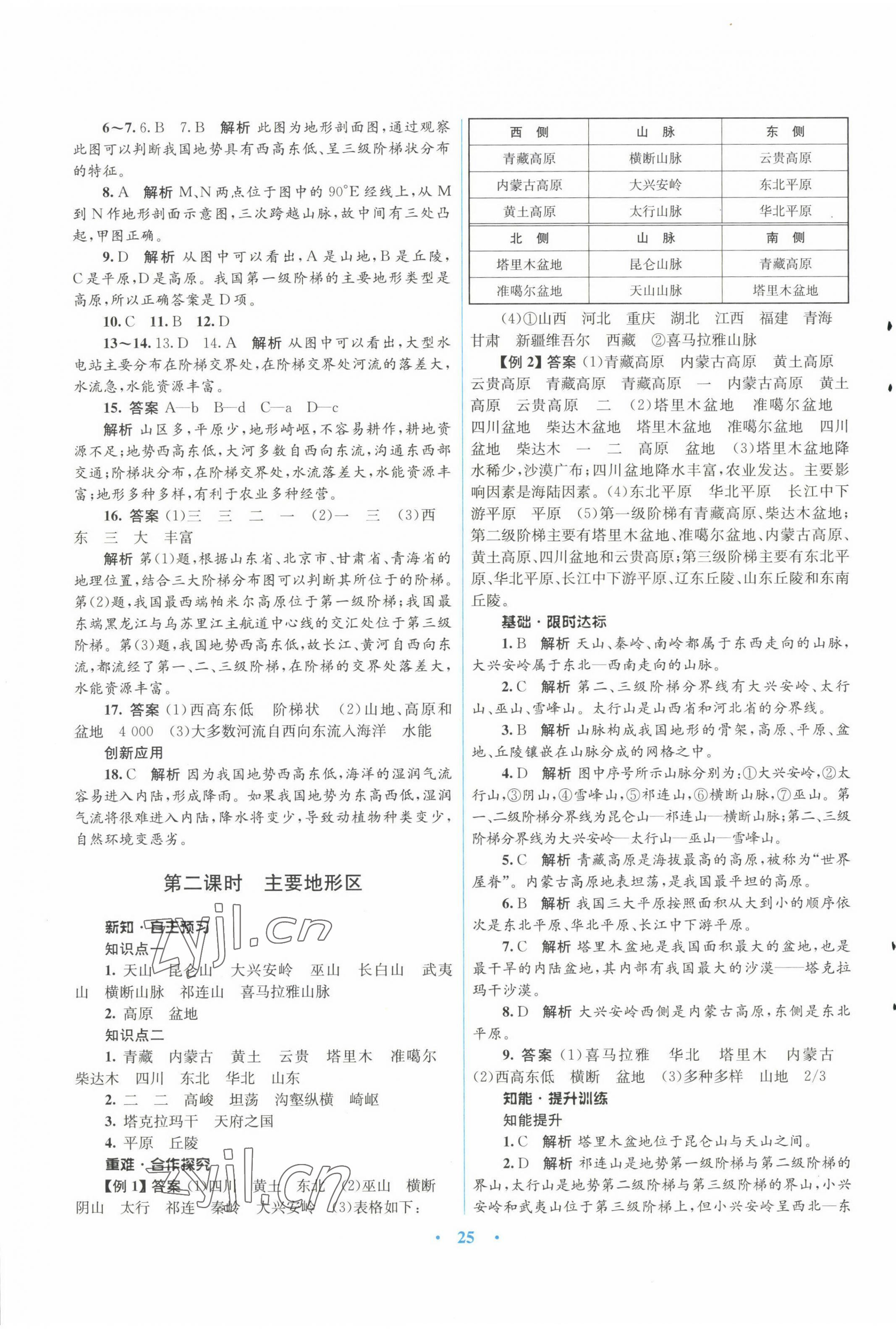 2022年同步測(cè)控優(yōu)化設(shè)計(jì)八年級(jí)地理上冊(cè)商務(wù)星球版 第5頁(yè)