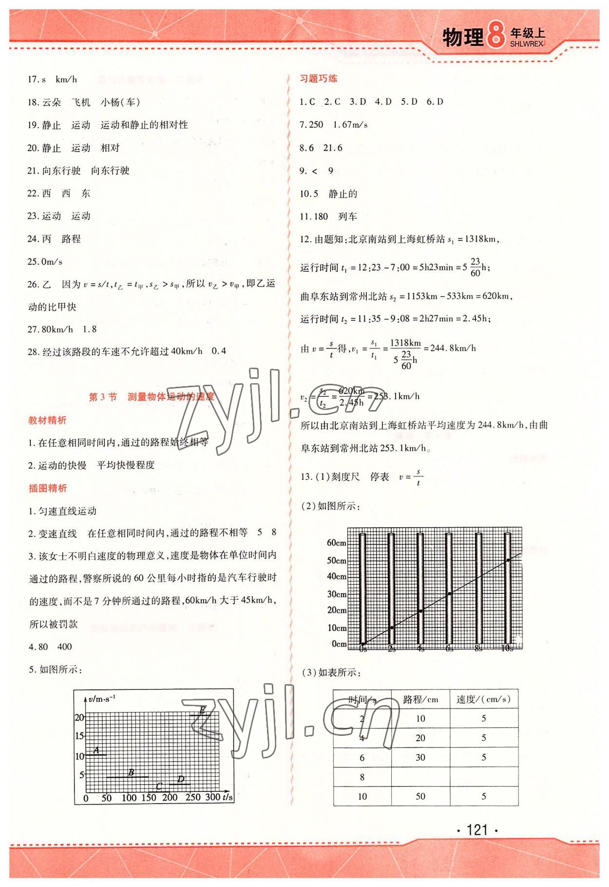 2022年精析巧练八年级物理上册人教版 第3页