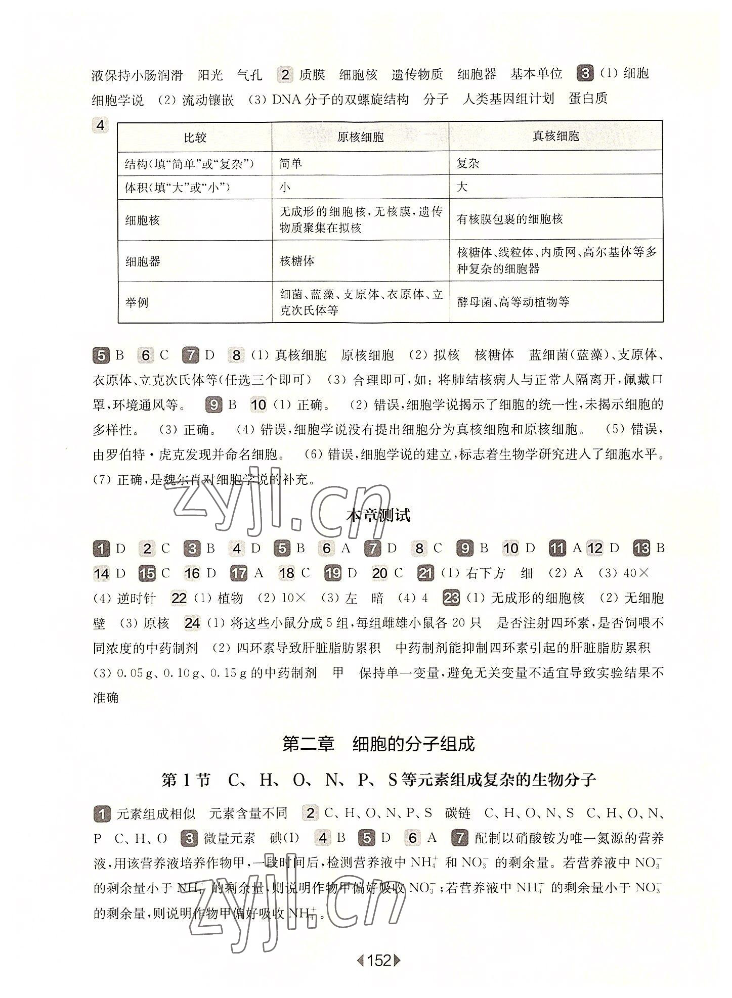 2022年华东师大版一课一练高中生物必修1沪教版 第2页