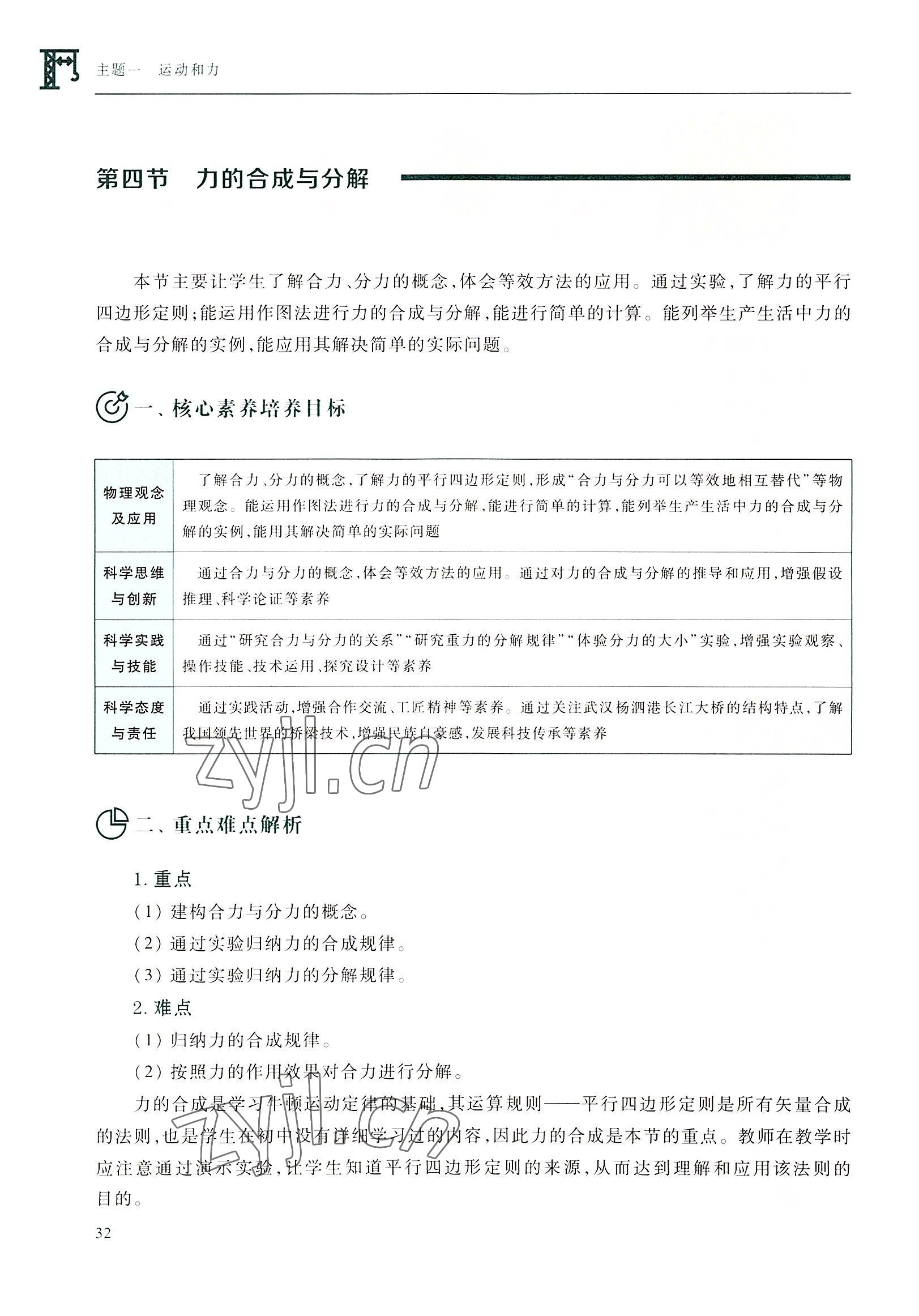2022年物理學(xué)習(xí)指導(dǎo)與練習(xí)高等教育出版社通用類 參考答案第32頁