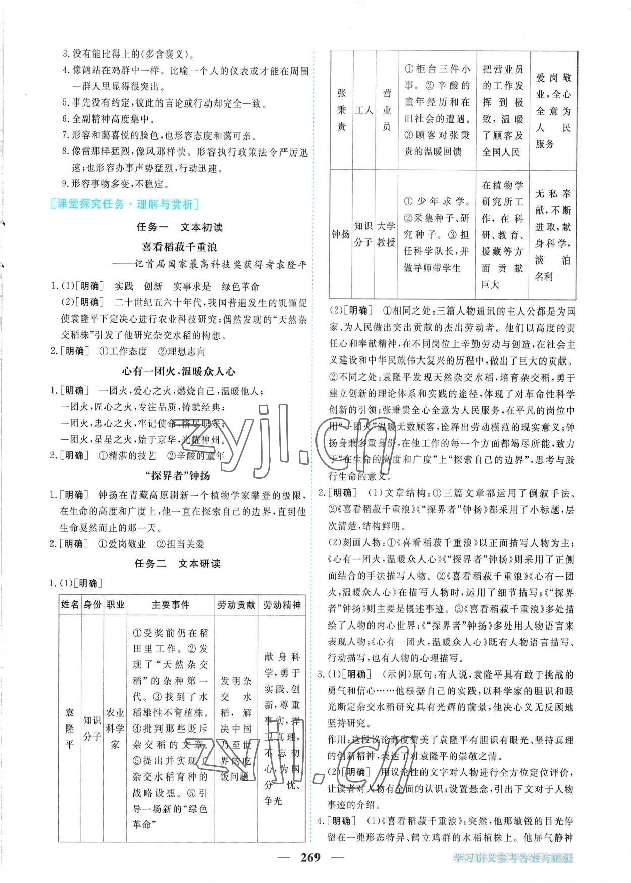 2022年新坐標(biāo)同步練習(xí)高中語文必修上冊人教版 第5頁