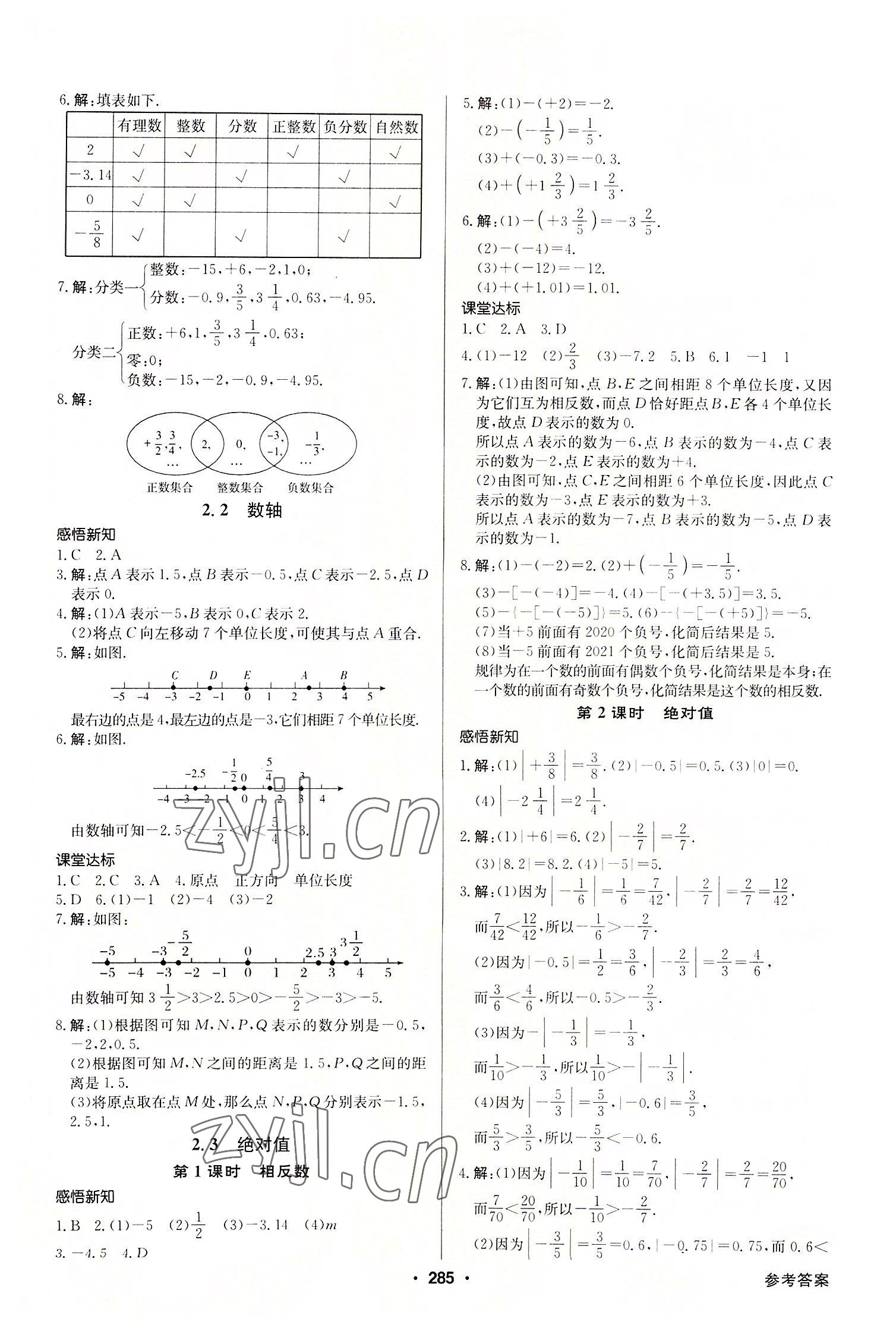 2022年金牌學(xué)典七年級(jí)數(shù)學(xué)上冊(cè)北師大版 第3頁